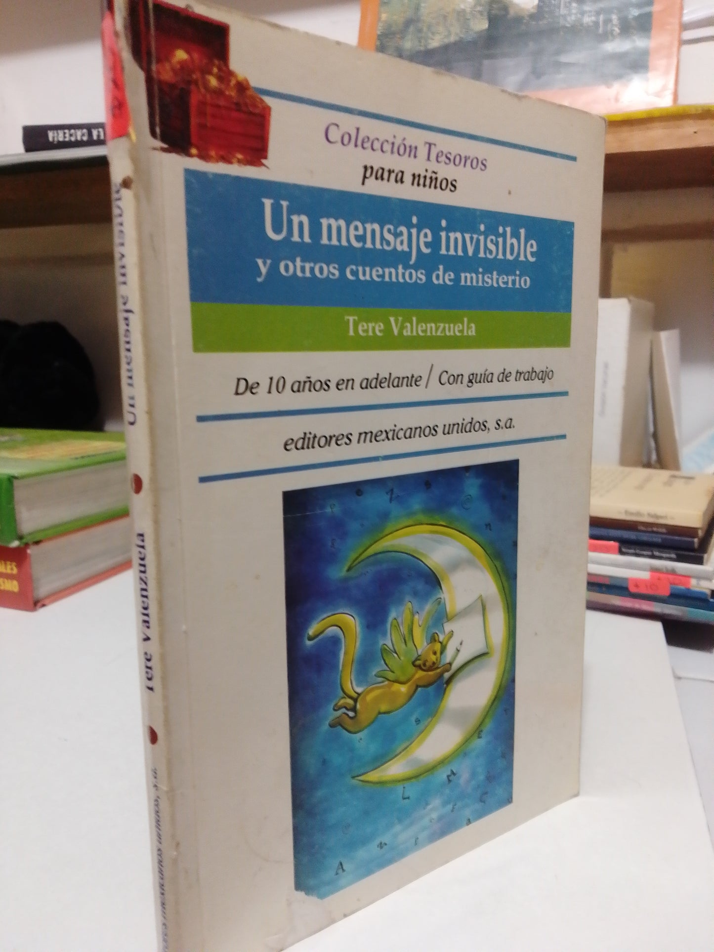 UN MENSAJE INVISIBLE Y OTROS CUENTO DE MISTERIO POR TERE VALENZUELA USADO INFANTIL JUAREZ