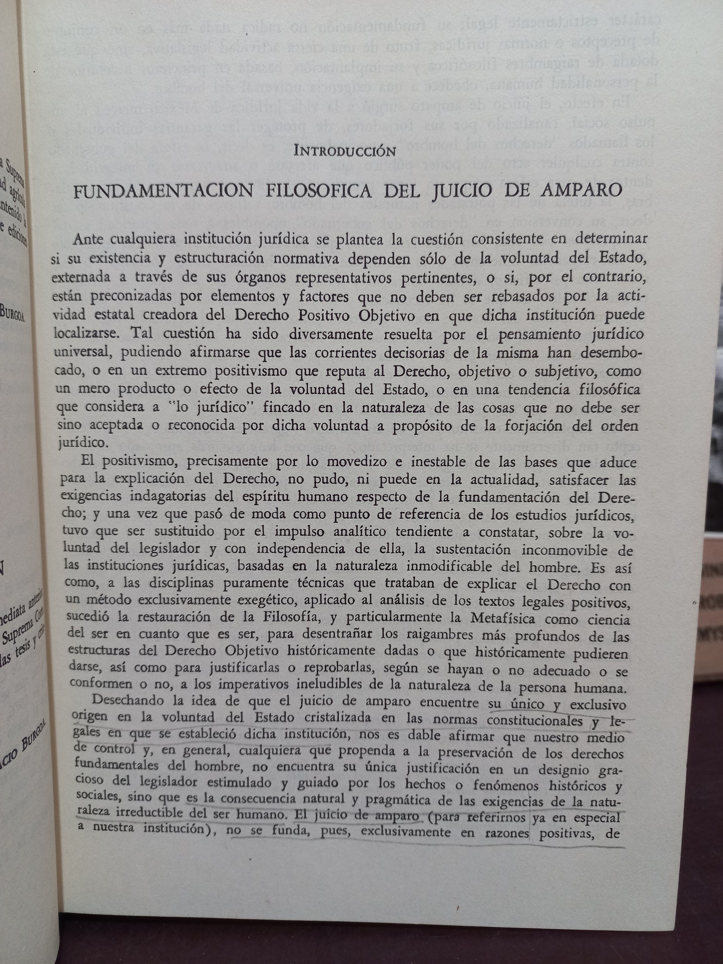 EL JUICIO DE AMPARO POR IGNACIO BURGOA USADO DERECHO LITERARIO 305
