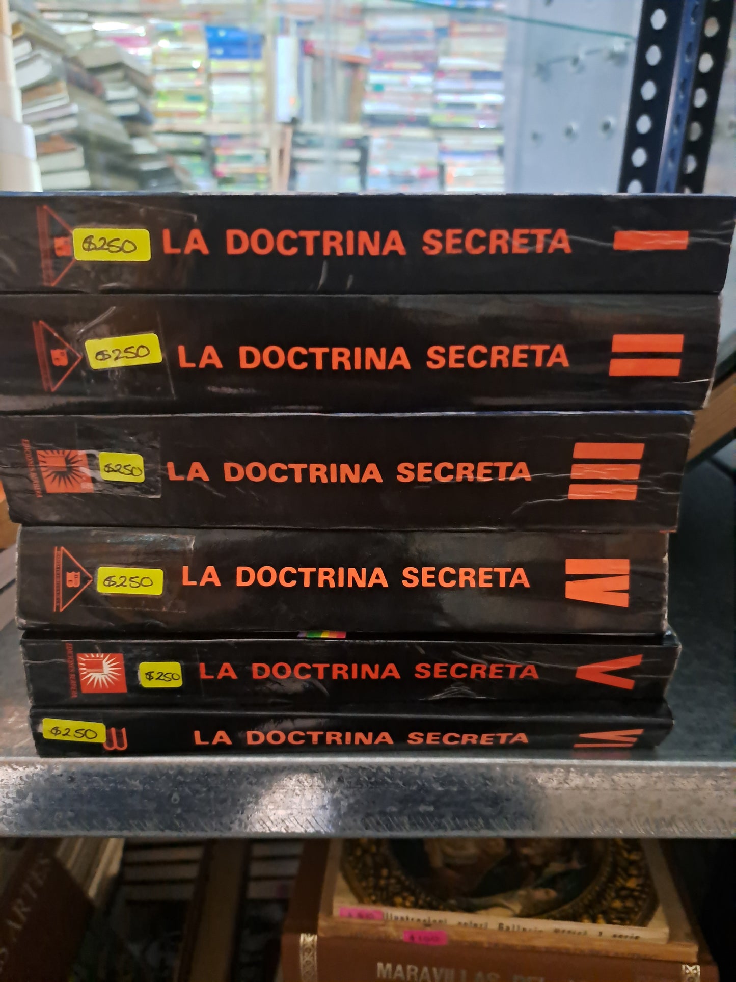 LA DOCTRINA SECRETA SÍNTESIS DE CIENCIA, RELIGIÓN Y FILOSOFÍA SON 6 TOMOS H.P.BLAVATSKY USADO ESOTERISMO ALDAMA