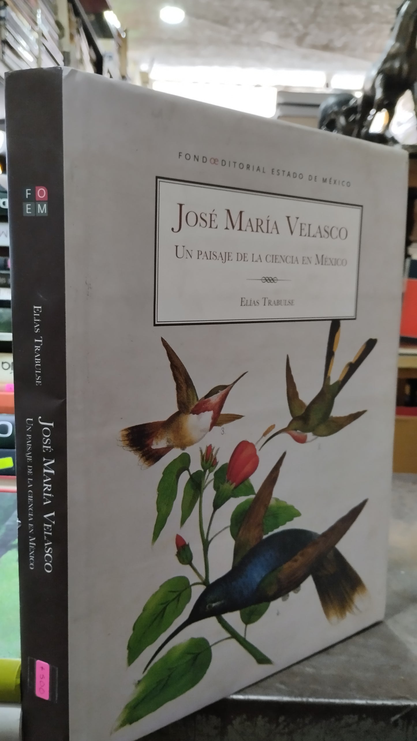 JOSE MARIA VELASCO UN PAISAJE DE LA CIENCIA EN MEXICO POR ELIAS TRABULSE LIBRO USADO ARTE ALDAMA
