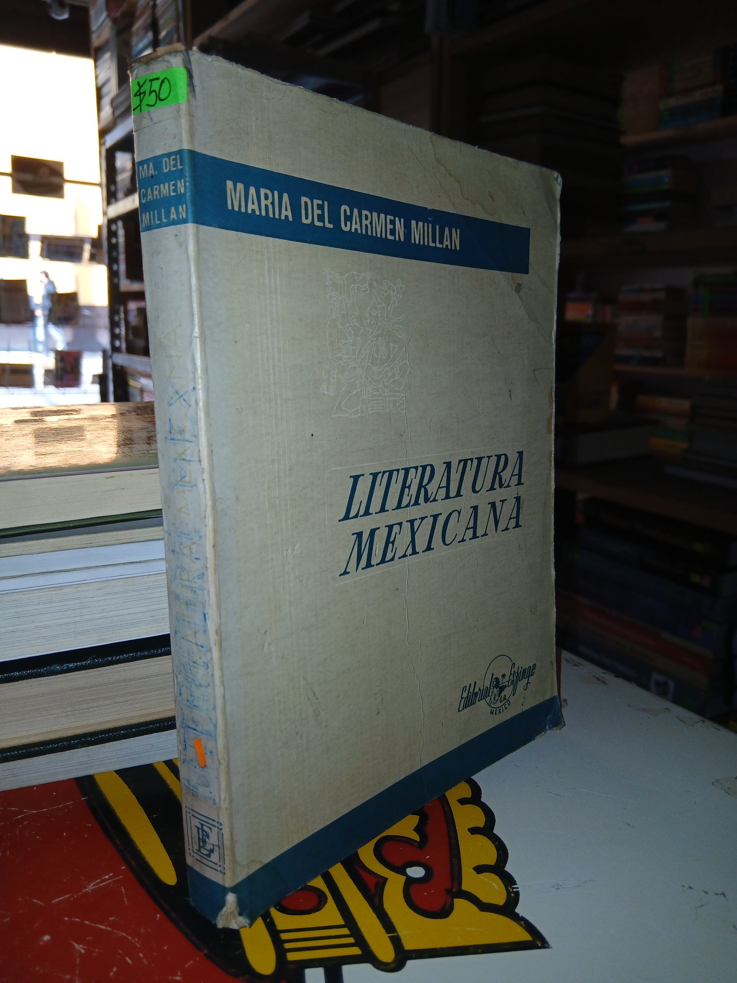 LITERATURA MEXICANA POR MARÍA DEL CARMEN MILLÁN USADO NOVELA LITERARIO 207