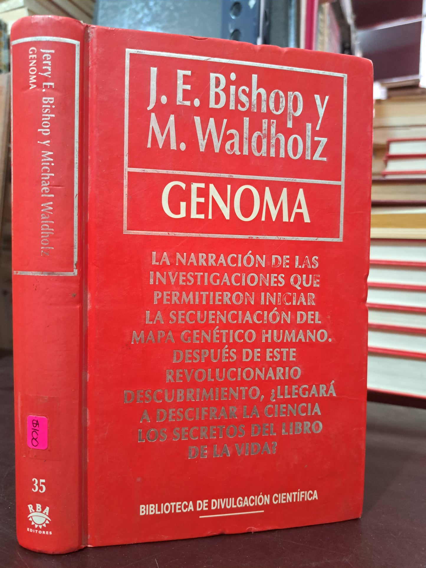 GENOMA J.E. BISHOP Y M. WALDHOLZ USADO NOVELA LITERARIO 305