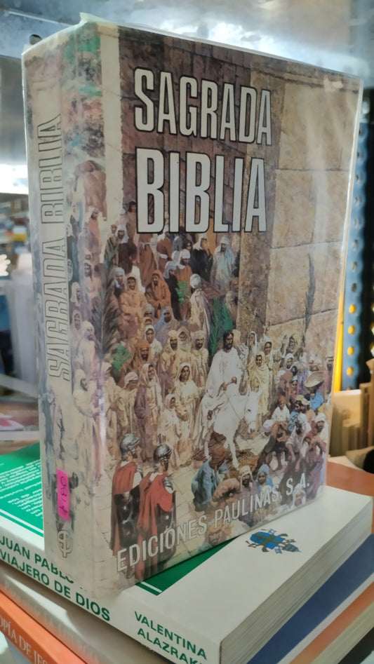 SAGRADA BIBLIA POR EDICIONES PAULINAS LIBRO USADO RELIGION ALDAMA