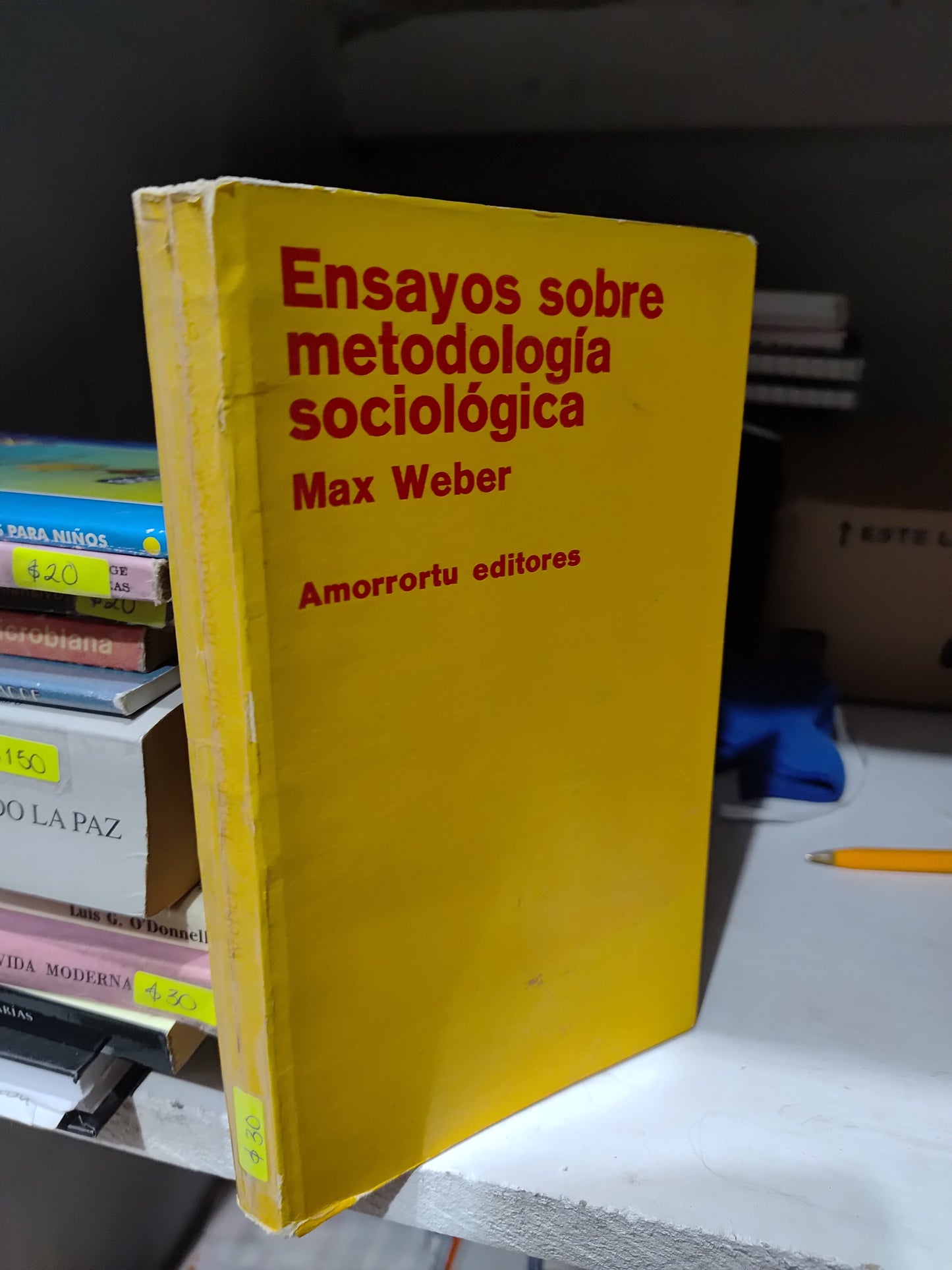 ENSAYOS SOBRE METODOLOGIA SOCIOLOGICA POR MAX WEBER USADO SOCIOLOGIA JUAREZ