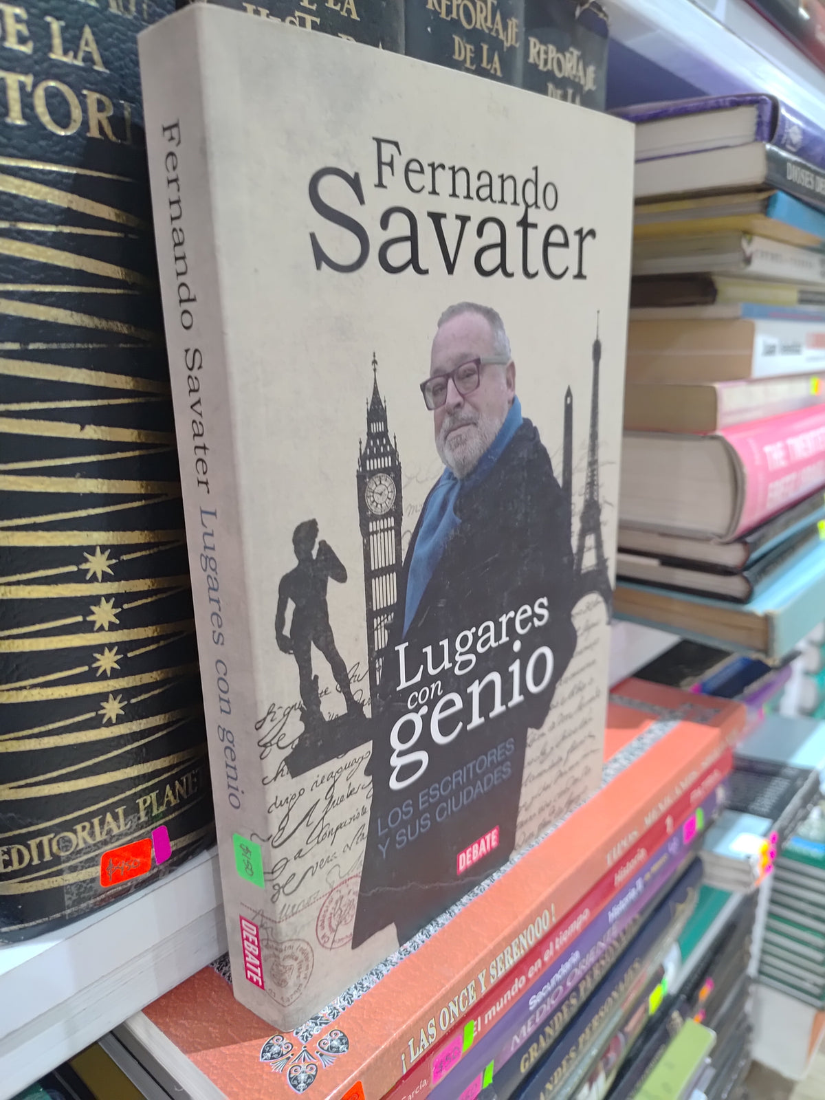 LUGARES CON GENIO POR FERNANDO SAVATER USADO NOVELAS JUAREZ 515