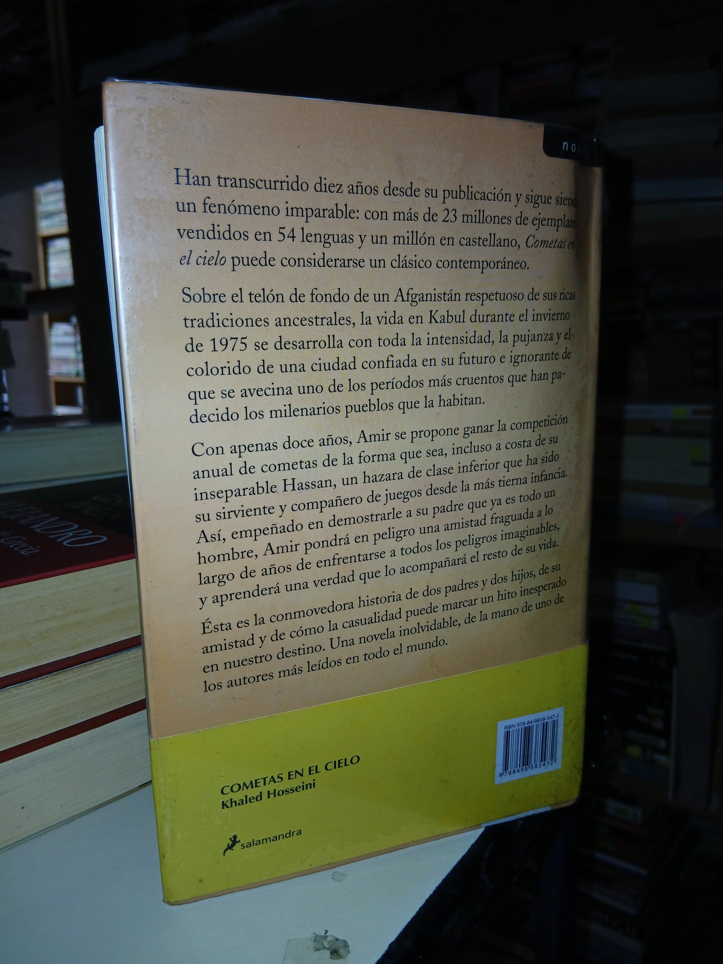 COMETAS EN EL CIELO POR KHALED HOSSEINI USADO NOVELA LITERARIO 207