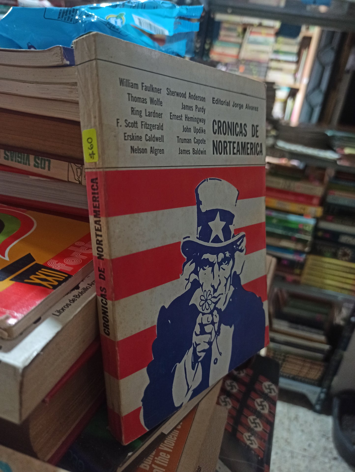 CRONICAS DE NORTEAMÉRICA POR WILLIAM FAULKNER Y OTROS USADO NOVELAS ALDAMA