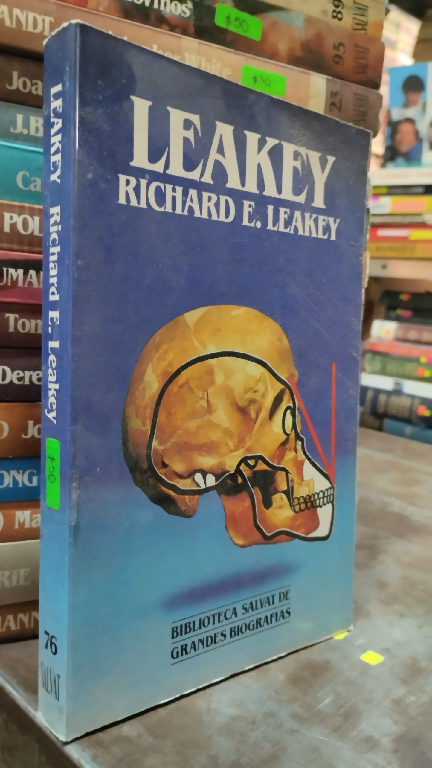 LEAKEY POR RICHARD E LEAKEY LIBRO USADO HISTORIA ALDAMA