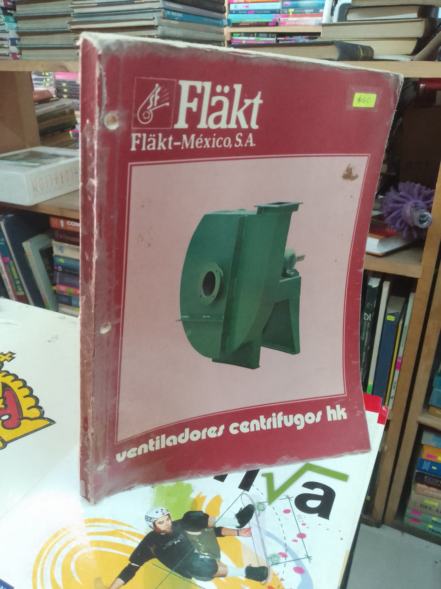 VENTILADORES CENTRIFUGAS HK POR FLAKT MÉXICO USADO MATEMÁTICAS LITERARIO 207