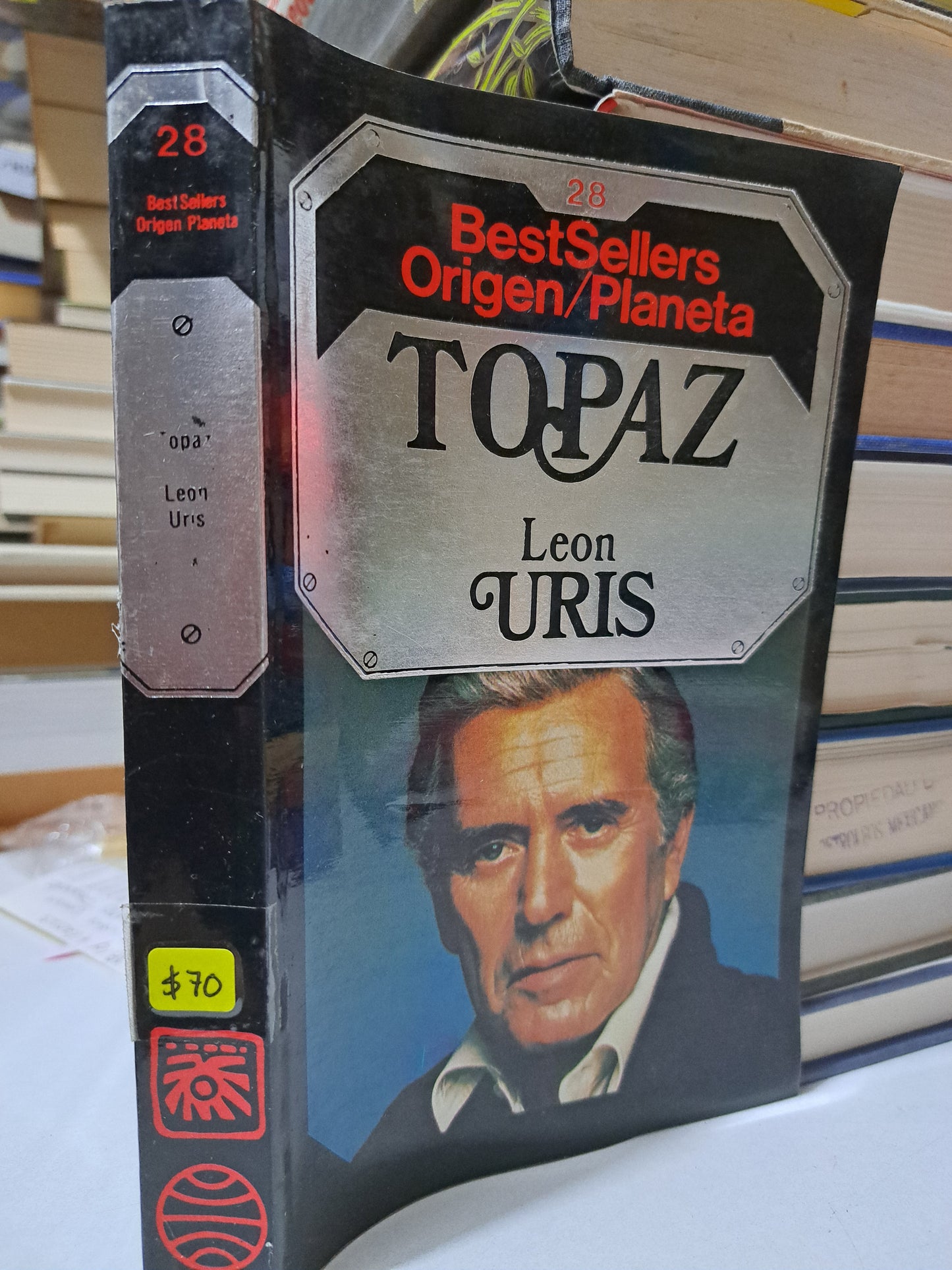 TOPAZ #28 LEON URIS USADO NOVELA JUÁREZ