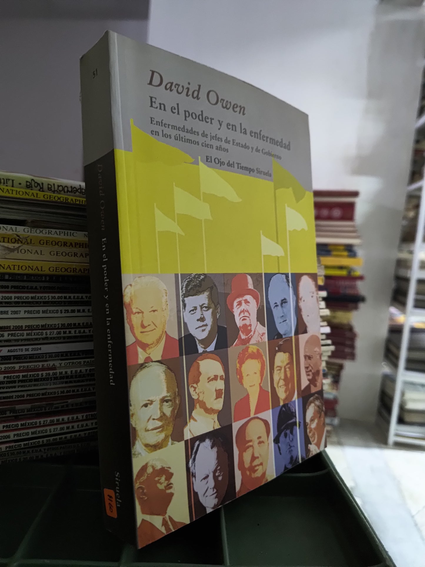 EN EL PODER Y EN LA ENFERMEDAD POR DAVID OWEN USADO POLITICA JUAREZ 515