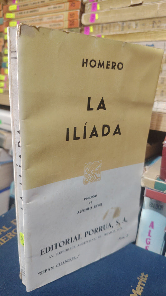 LA ILIADA POR HOMERO USADO NOVELA JUÁREZ 507