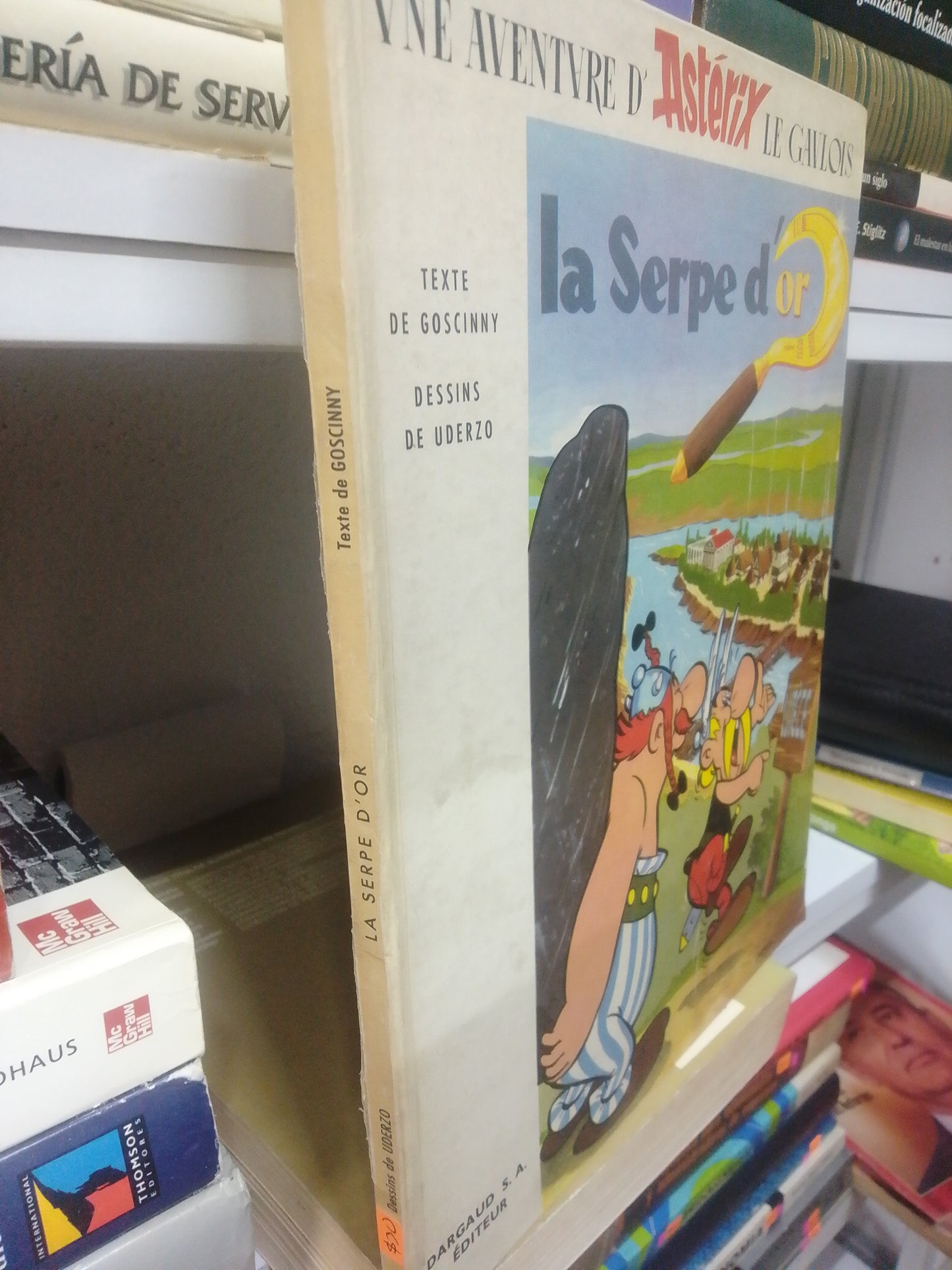 VNE ADVENTURE D ASTERIX LE GAVLOIS LA SERPEN D OR DENISSE DE UDERZO USADO IDIOMAS JUAREZ 515
