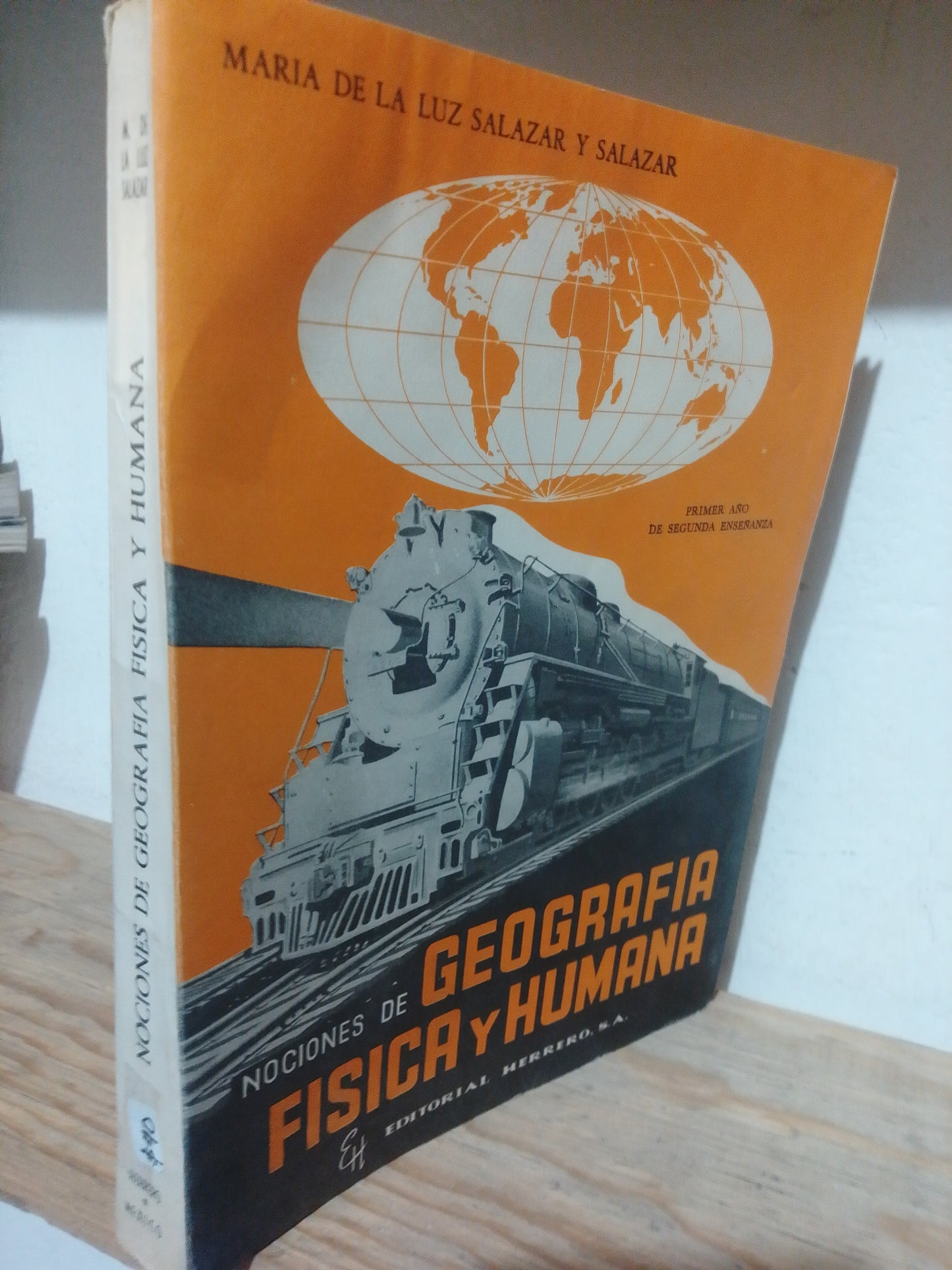 NOCIONES DE GEOGRAFIA,FISICA Y HUMANA POR MARIA DE LA LUZ SALAZAR USADO GEOGRAFIA JUAREZ