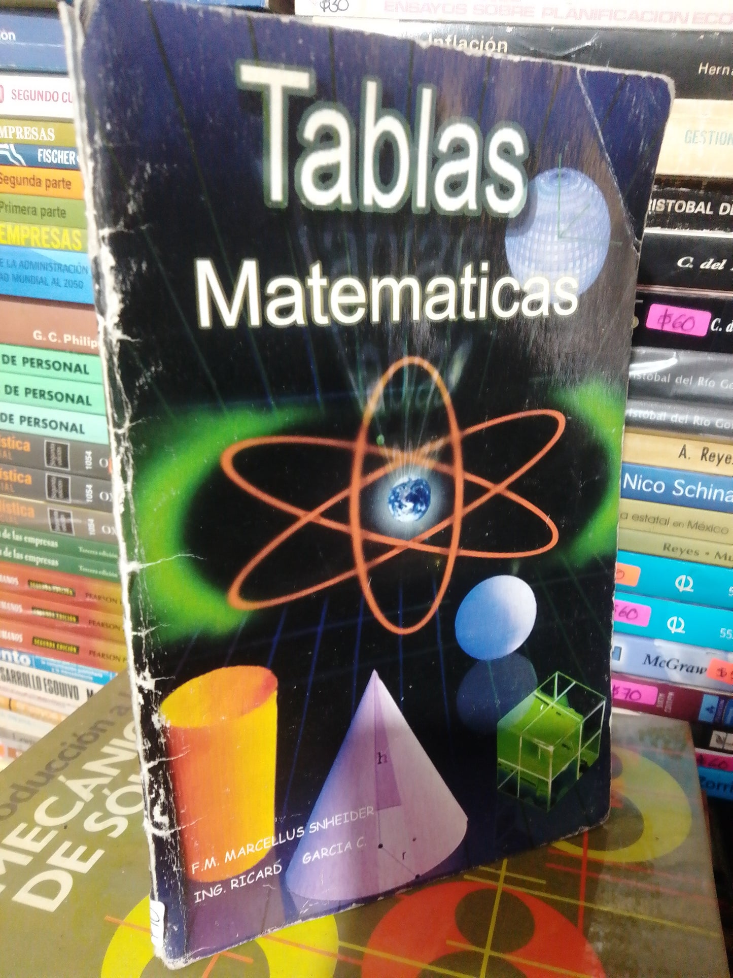 TABLAS MATEMATICAS POR F.M.MARCELLUS USADO MATEMATICAS JUAREZ
