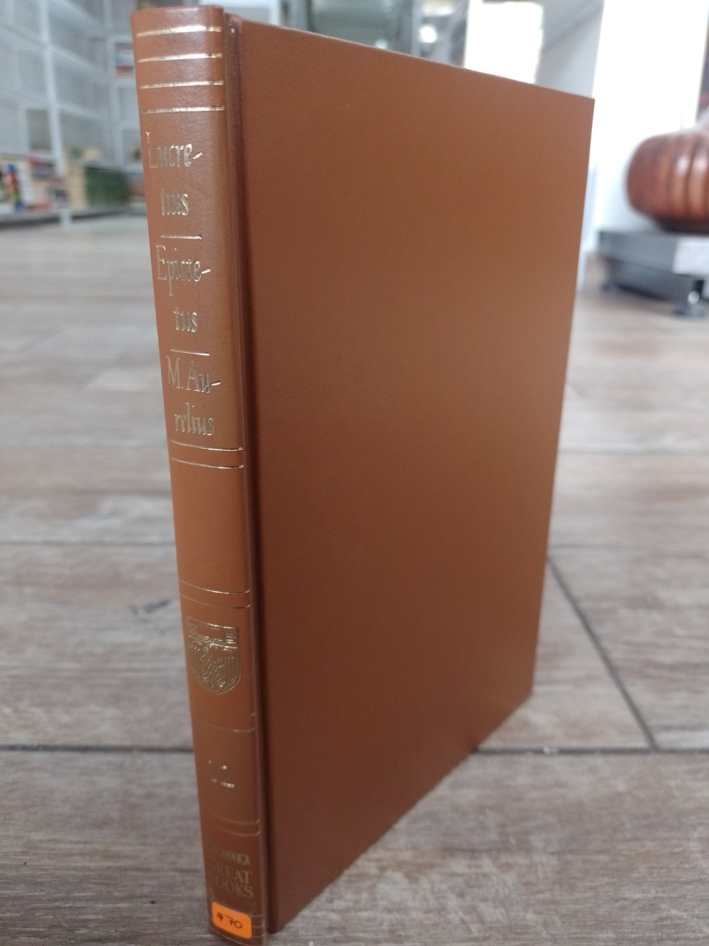 12 LUCRETIUS EPICTETUS MARCUS AURELIUS POR GEORGE LONG USADO IDIOMAS JUAREZ 515