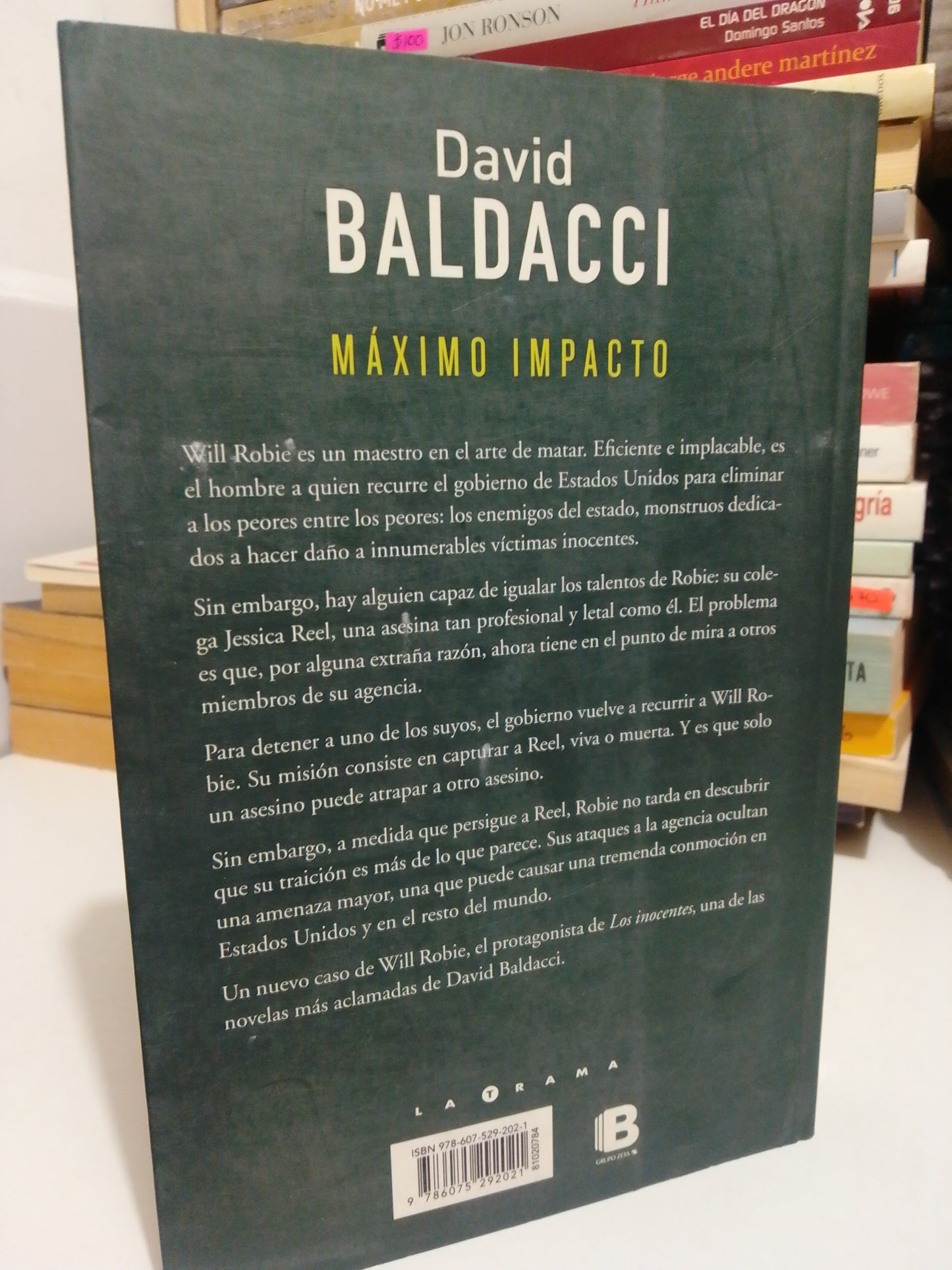 MÁXIMO IMPACTO POR DAVID BALDACCI USADO NOVELA JUÁREZ