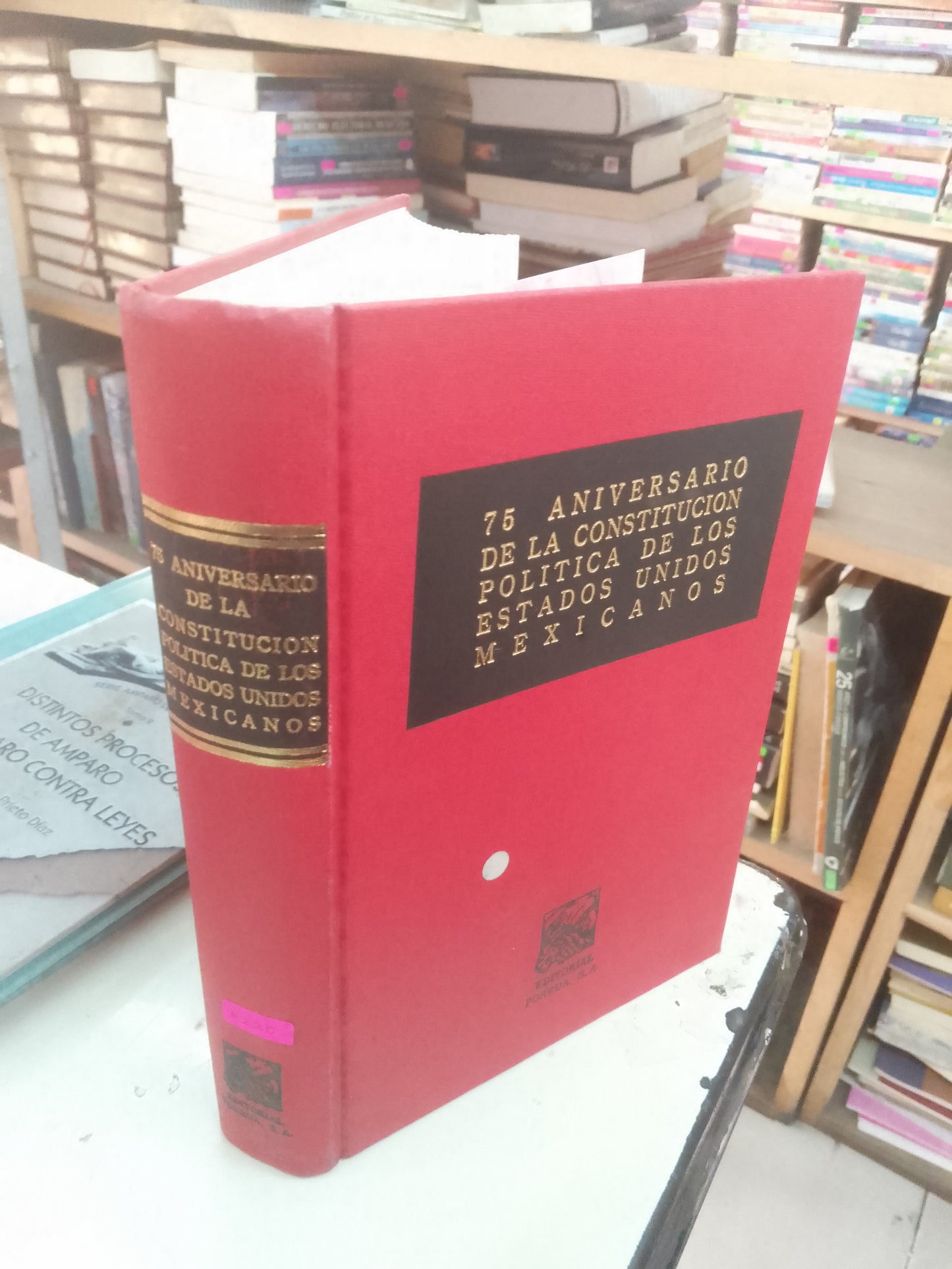 75 ANIVERSARIO DE LA CONSTITUCIÓN POLÍTICA DE LOS ESTADOS UNIDOS MEXICANOS (VARIOS AUTORES) USADO DERECHO LITERARIO 207