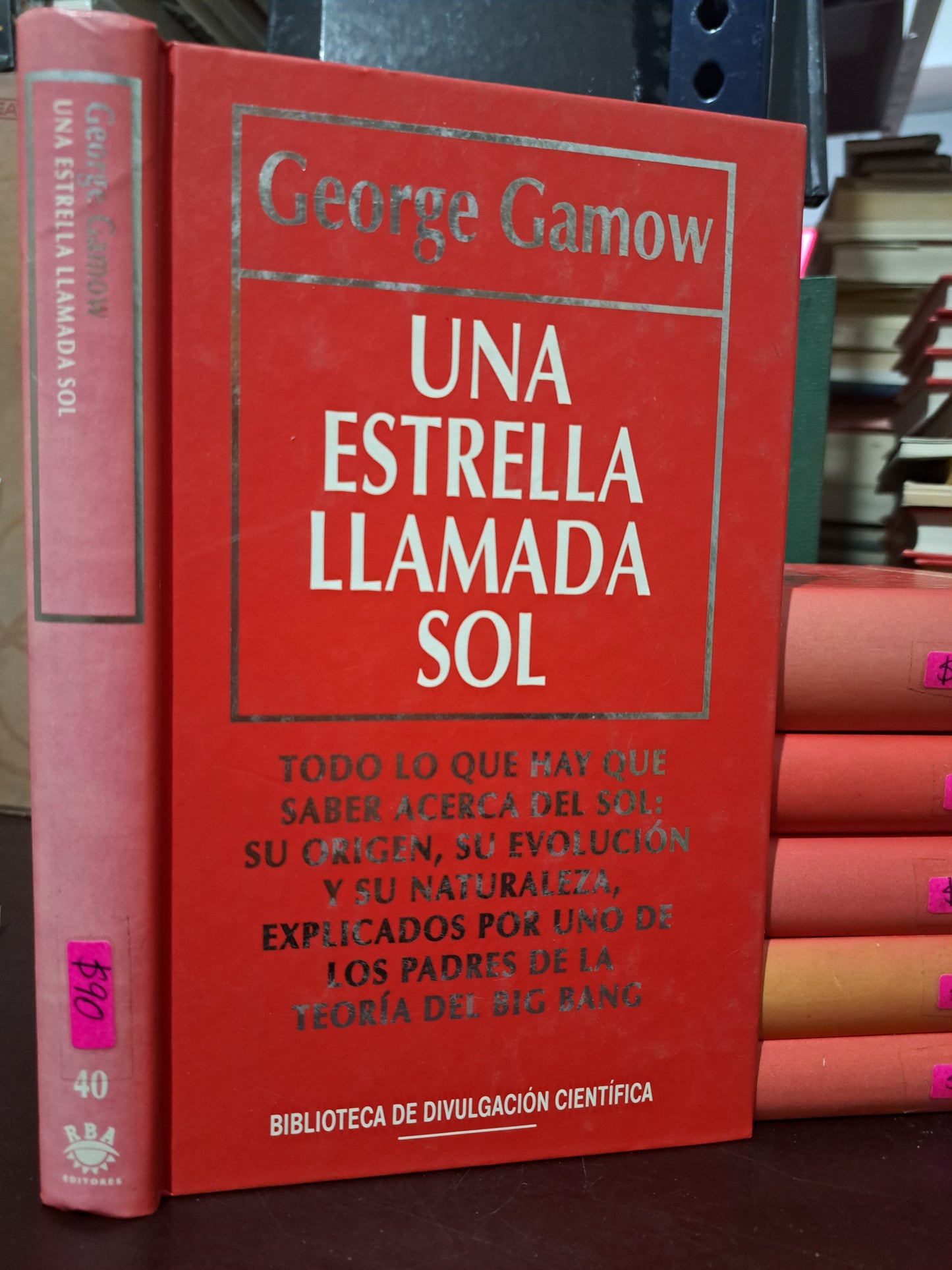 UNA ESTRELLA LLAMADA SOL GEORGE GAMOW USADO NOVELA LITERARIO 305
