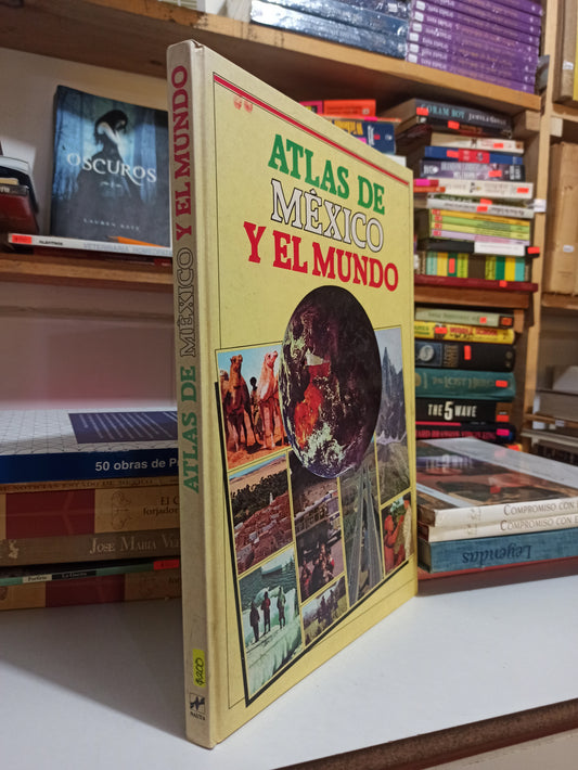 ATLAS DE MEXICO Y EL MUNDO POR EDITORIAL NAUTA USADO HISTORIA JUÁREZ