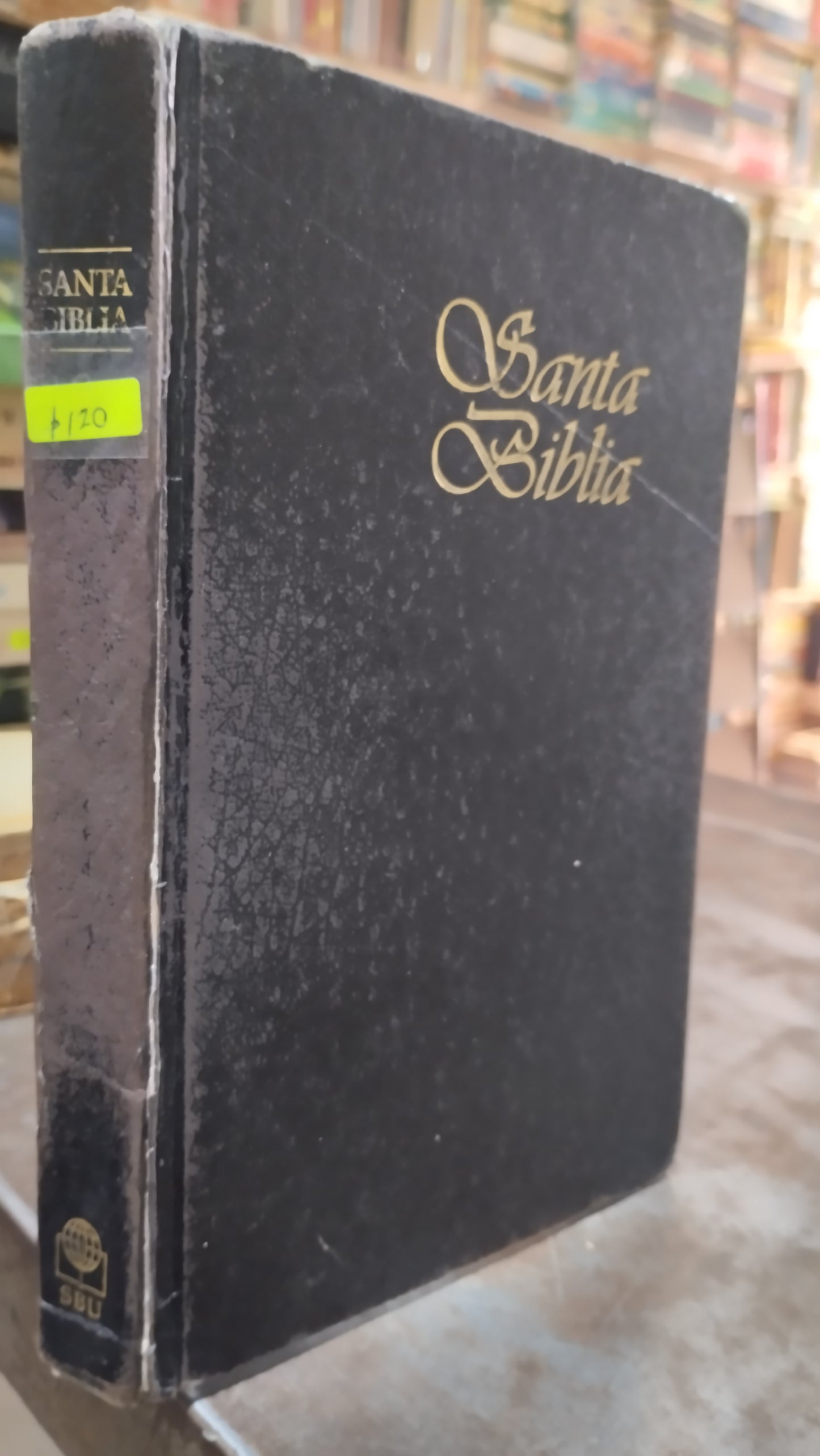 SANTA BIBLIA POR SOCIEDADES BIBLICAS UNIDAS LIBRO USADO RELIGION ALDAMA