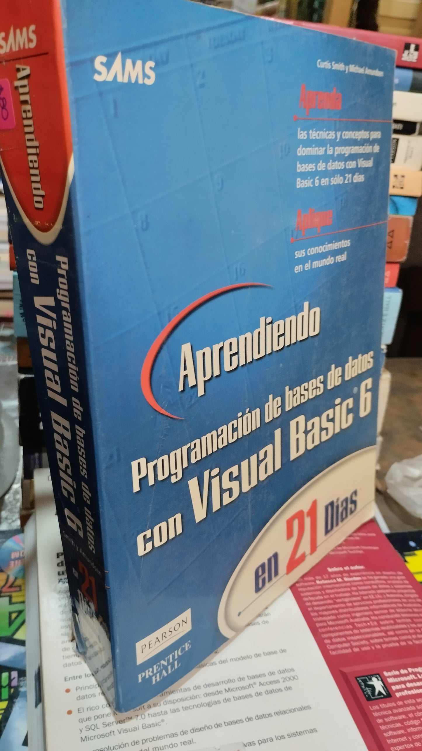 APRENDIENDO PROGRAMACION DE BASES DE DATOS CON VISUAL BASIC 6 LIBRO USADO COMPUTACION ALDAMA