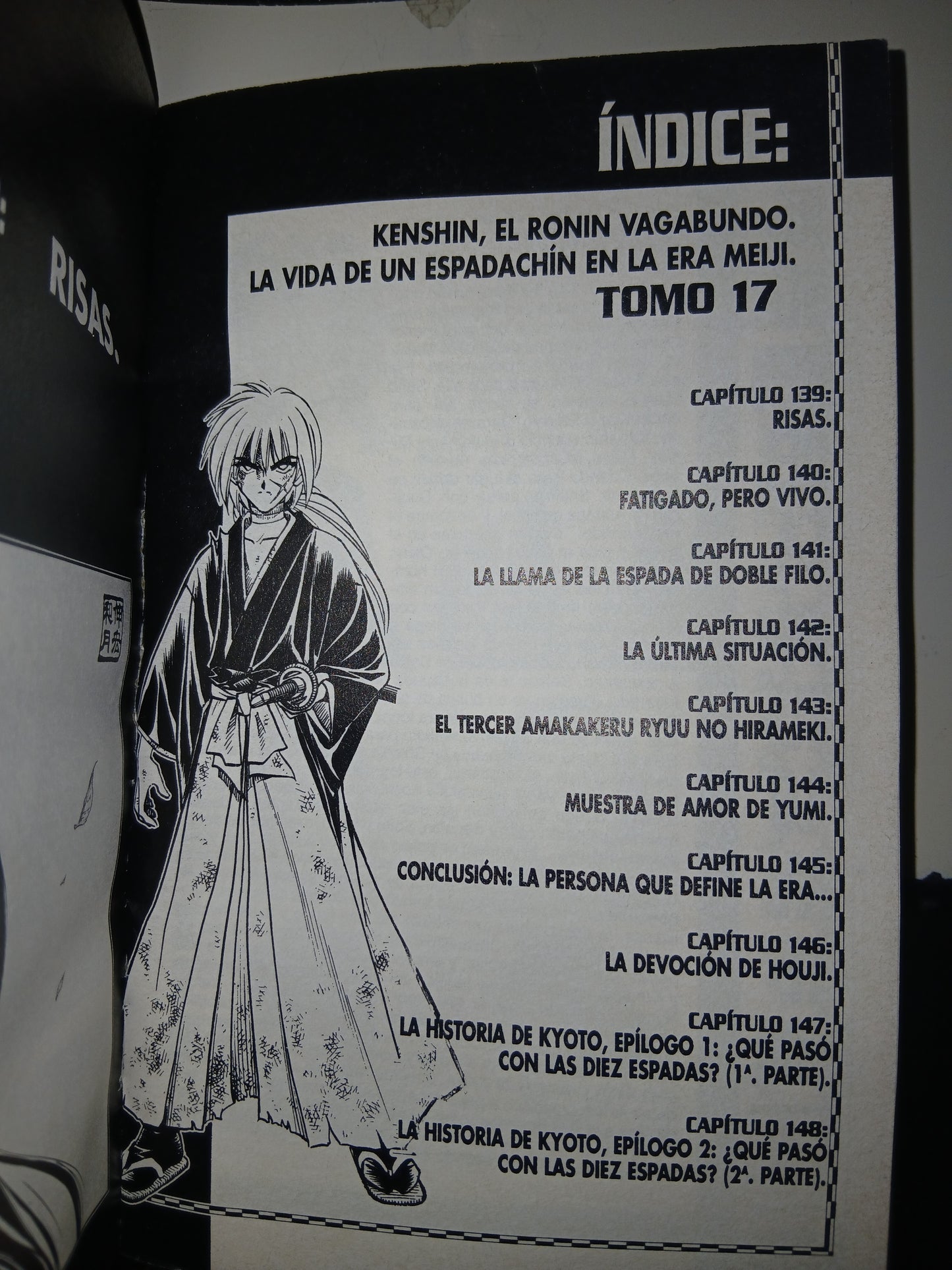 SAMURÁI X 17: EL QUE DECIDE LA ERA POR NOBUHIRO WATSUKI USADO MANGA LITERARIO 207