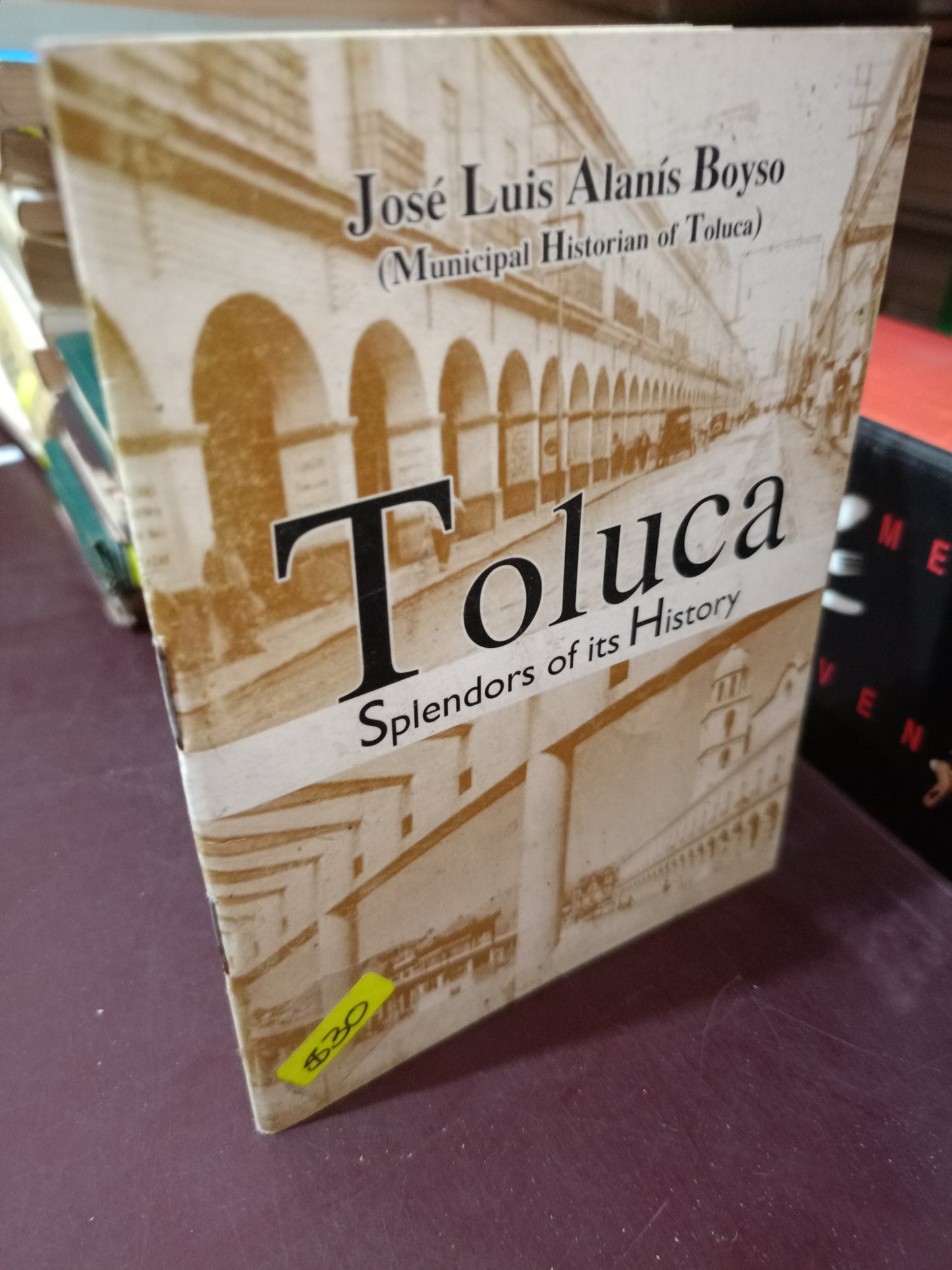 TOLUCA SPLENDORS OF IS HISTORY POR JOSE LUIS ALANIS BOYSO USADO HISTORIA LITERARIO 305