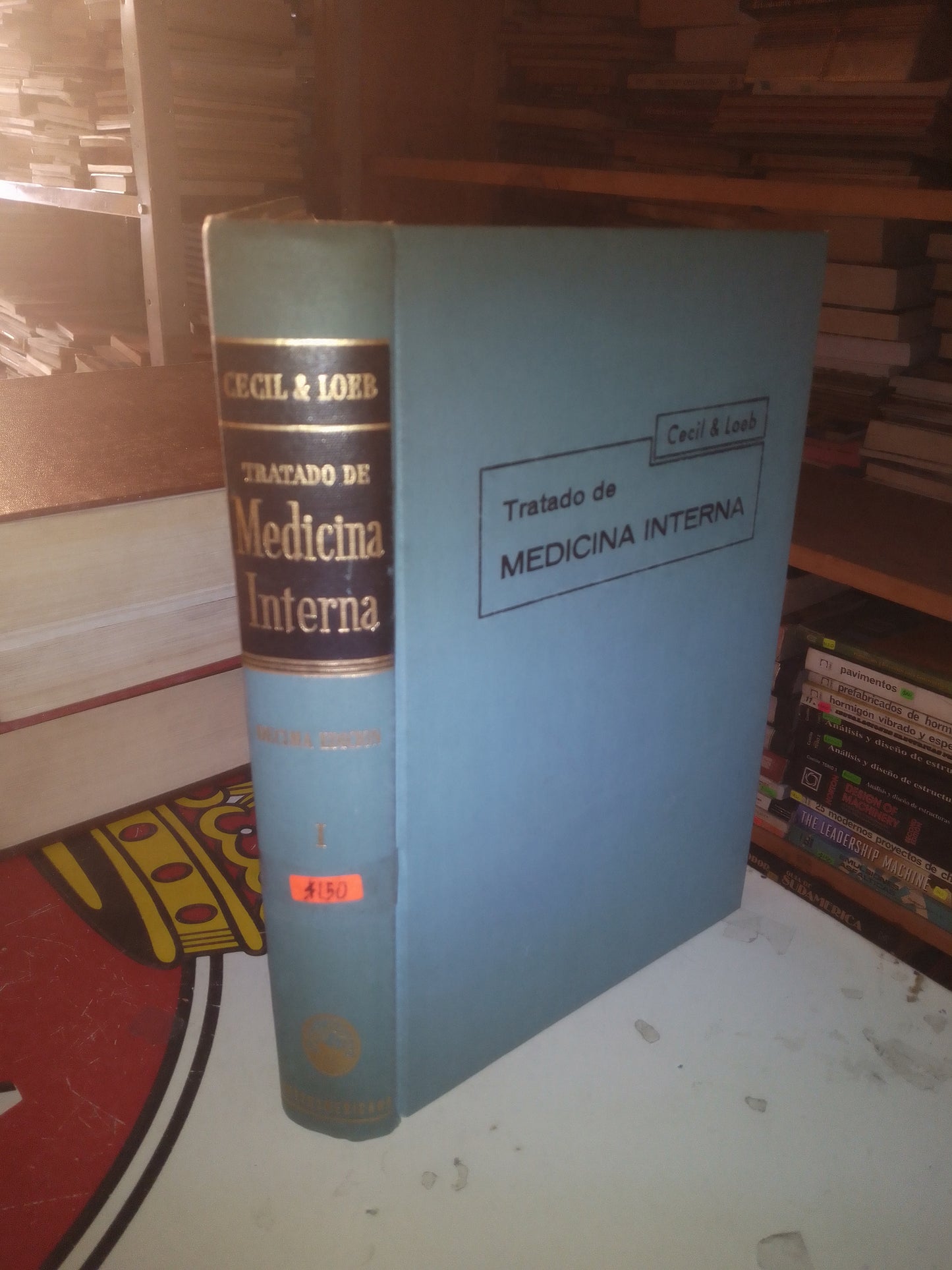 TRATADO DE MEDICINA INTERNA TOMO I POR CECIL Y LOEB USADO MEDICINA LITERARIO 207
