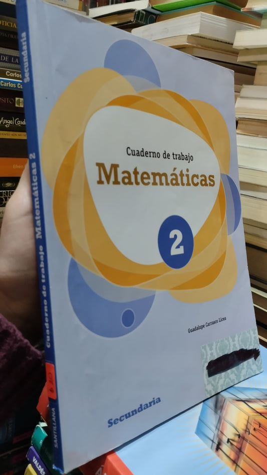 CUADERNO DE TRABAJO MATEMATICAS 2 LIBRO USADO MATEMÁTICAS ALDAMA