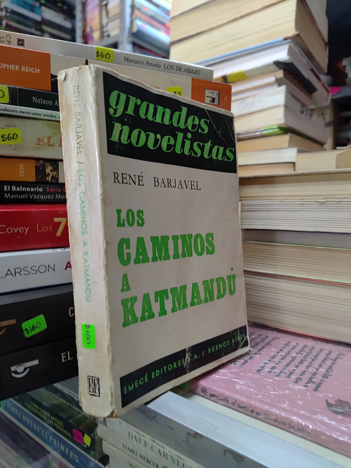 LOS CAMINOS A KATMANDU POR RENE BARJAVEL USADO NOVELAS JUAREZ 507