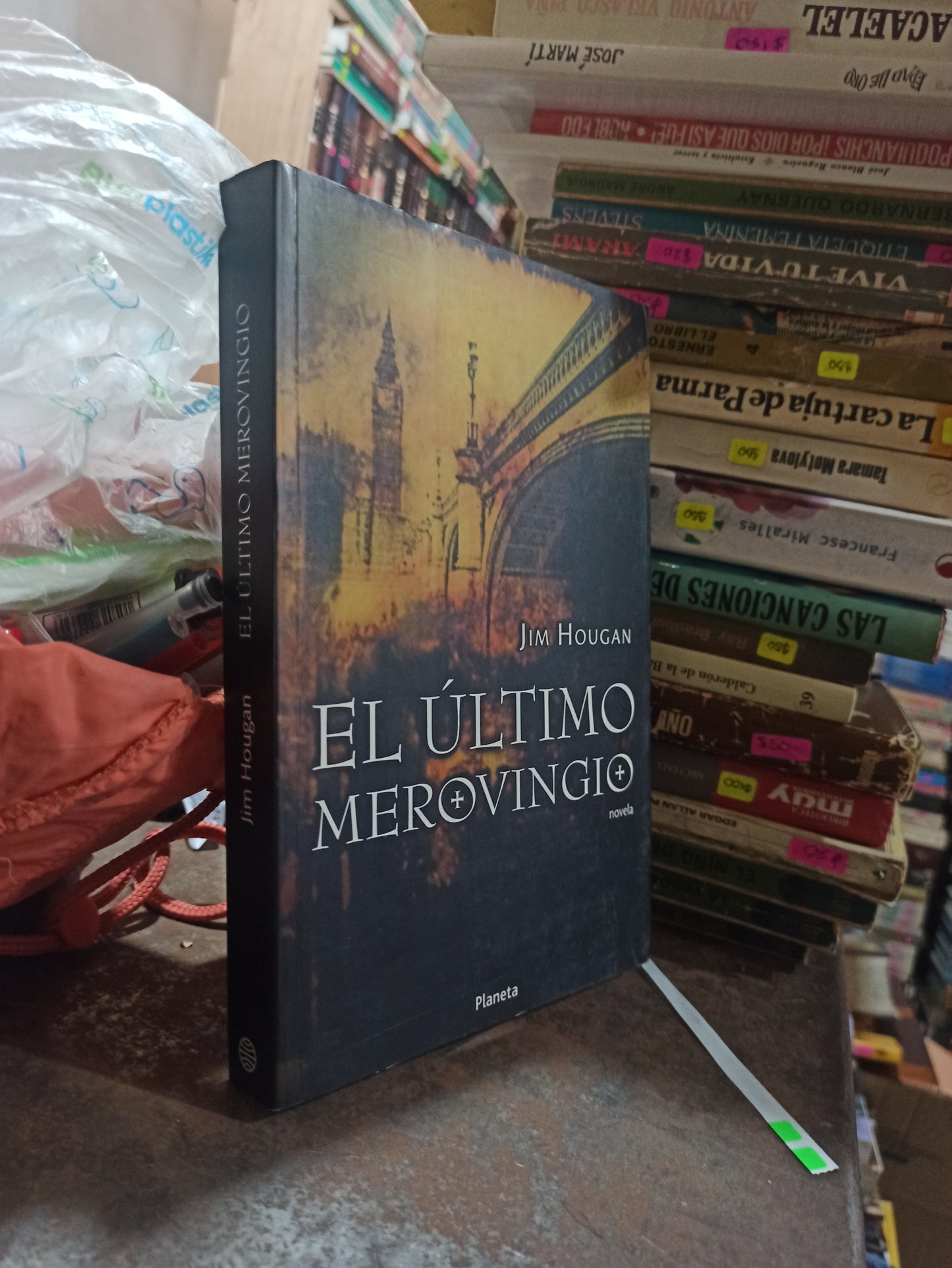 EL ULTIMO MORONVINGIO POR JIM HOUGAN USADO NOVELAS ALDAMA