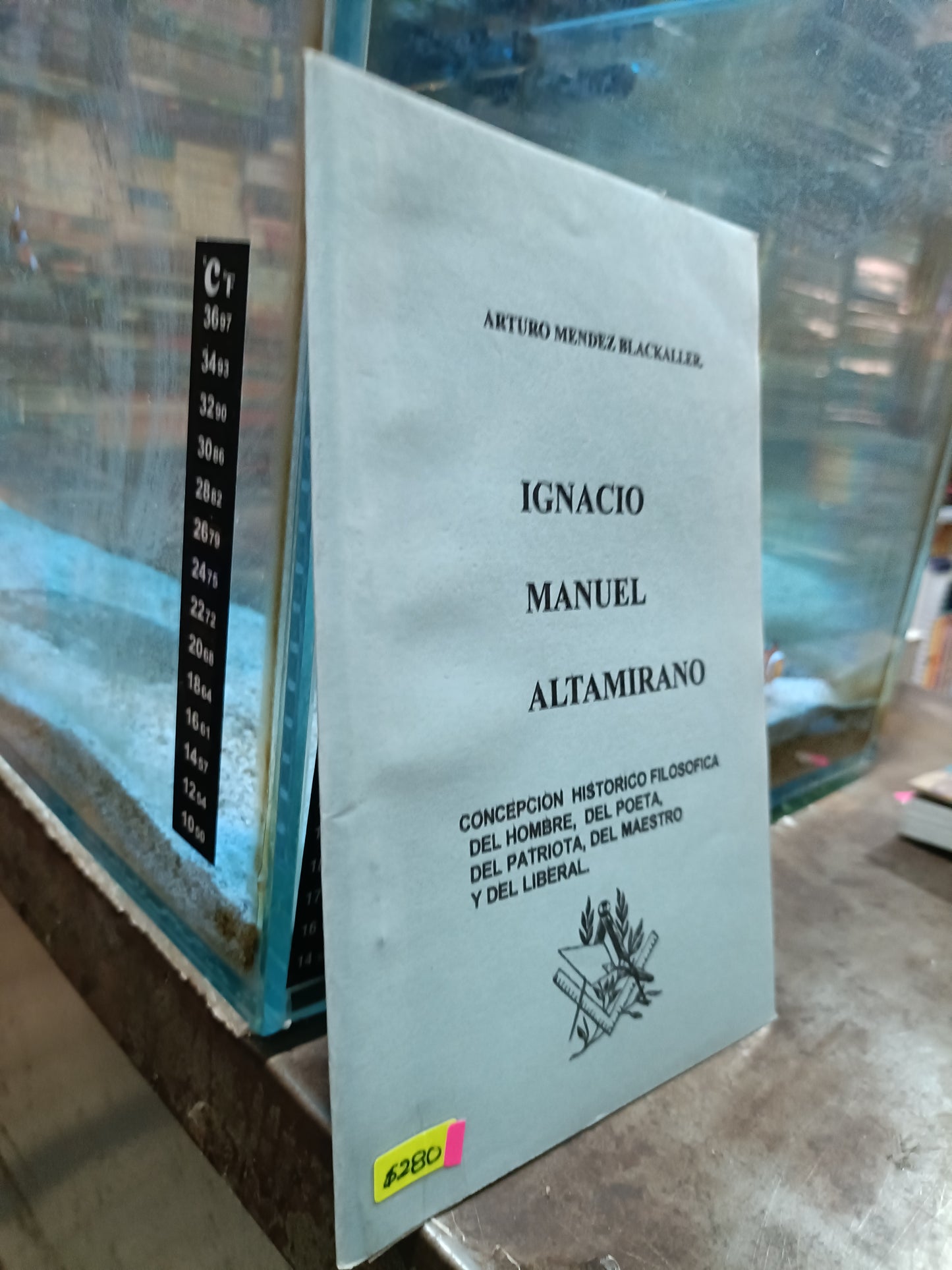 IGNACIO MANUEL ALTAMIRANO POR ARTURO MENDEZ BLACKALLER USADO NOVELA ALDAMA