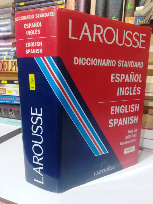 DICCIONARIO STANDARD ESPAÑOL INGLES LAROUSSE USADO EDUCACION JUAREZ