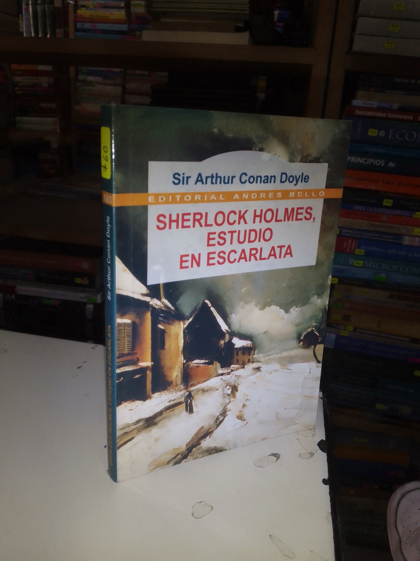 SHERLOCK HOLMES, ESTUDIO EN ESCARLATA POR SIR ARTHUR CONAN DOYLE USADO NOVELA LITERARIO 207