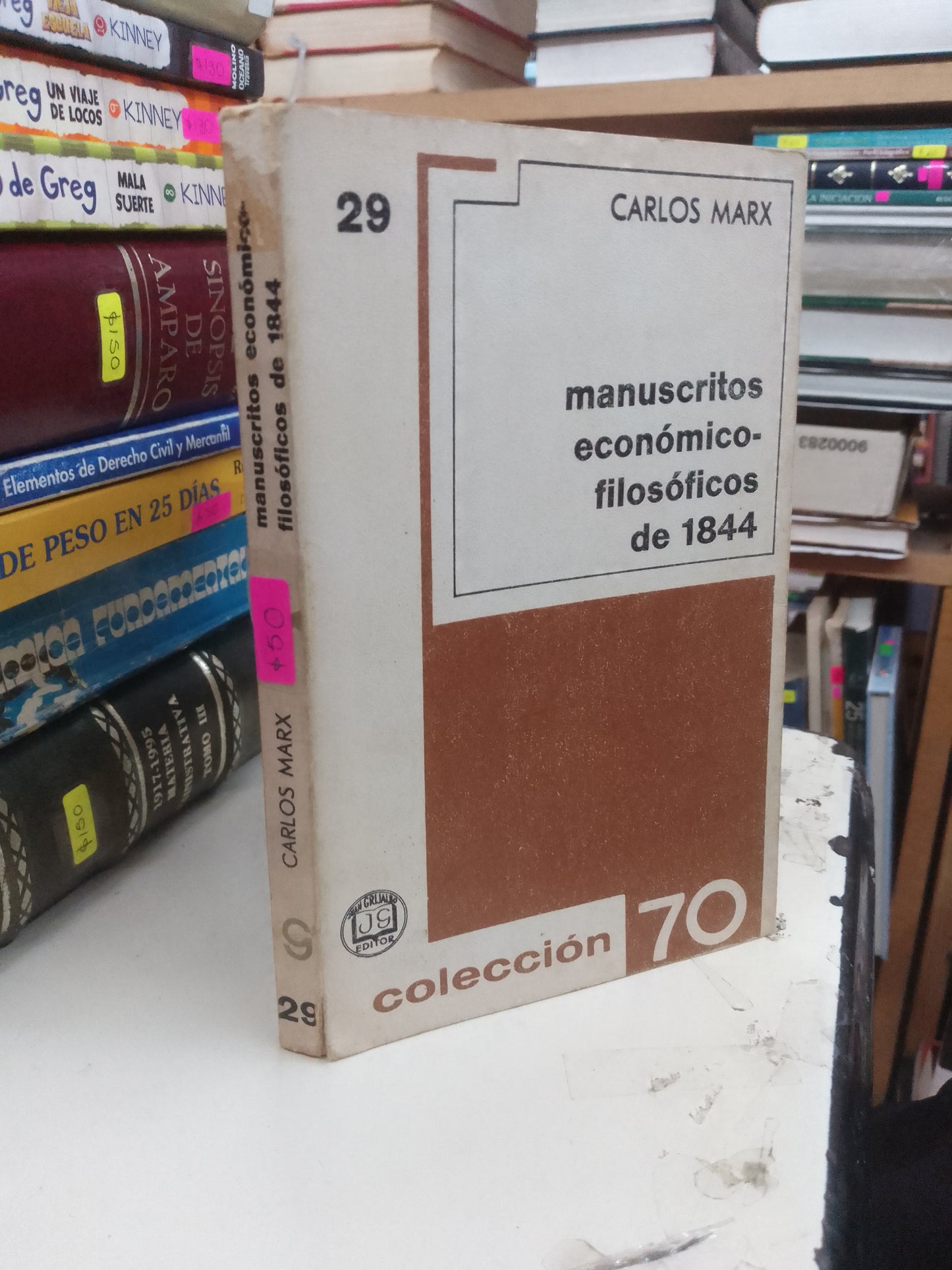 MANUSCRITOS ECONOMICO-FILOSOFICOS POR CARLOS MARX USADO SOCIOLOGÍA LITERARIO 207