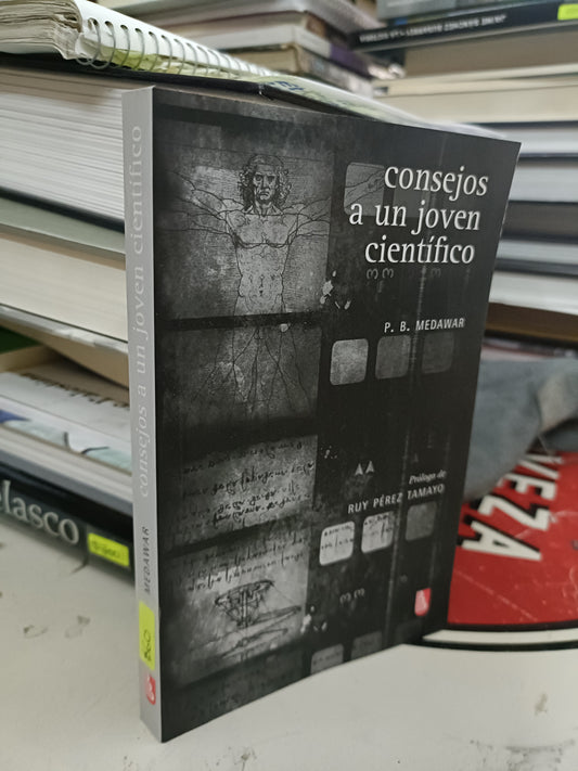 CONSEJOS A UN JOVEN CIENTÍFICO POR P.  B. MEDAWAR USADO NOVELA LITERARIO 207