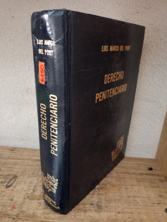 DERECHO PENITENCIARIO POR LUIS MARCO DEL PONT USADO DERECHO LITERARIO 305