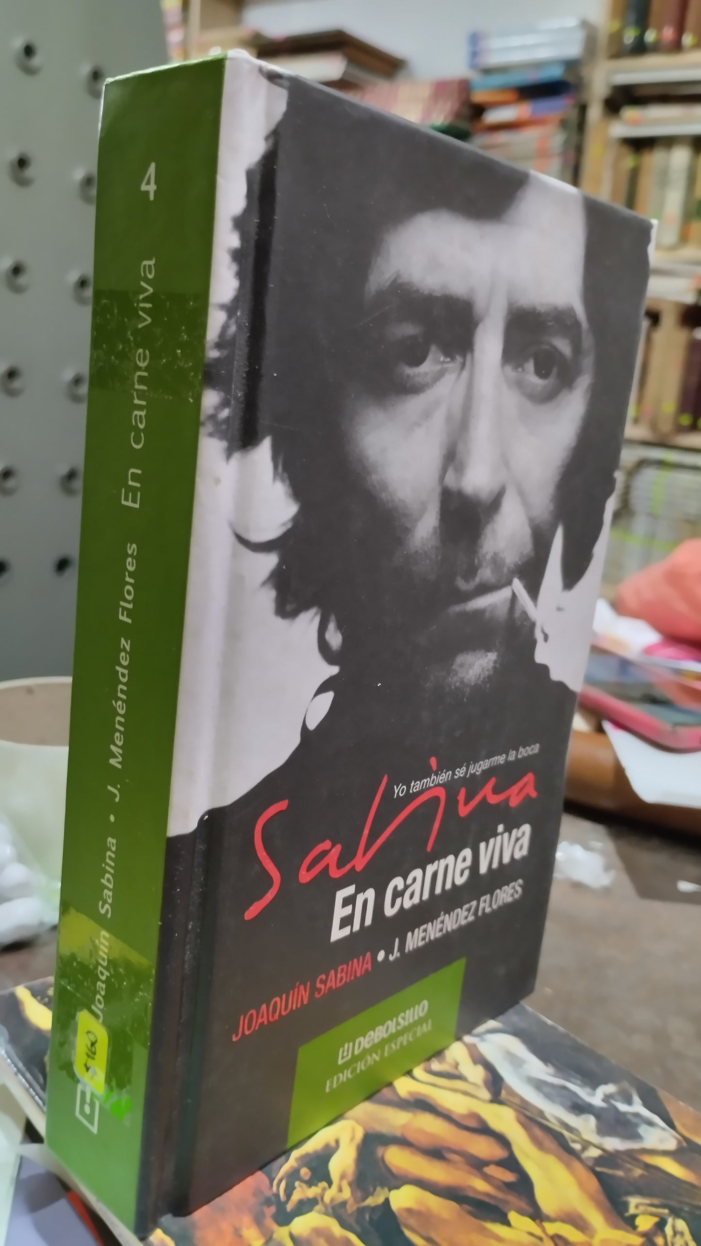 SABINO EN CARNE VIVA POR JOAQUIN SABINA LIBRO USADO NOVELAS ALDAMA