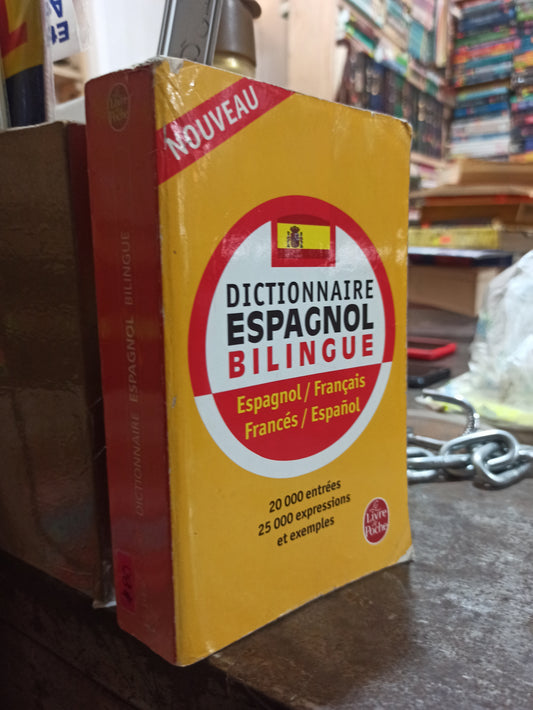 DICTIONAIRE ESPAGNOL BILINGUE POR EDITORIAL LE LIVRE DE POCHE USADO IDIOMAS ALDAMA