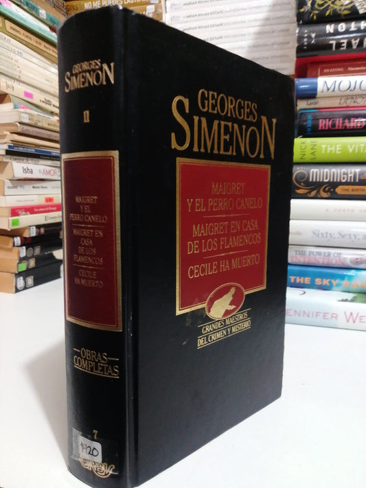 MAIGRET Y EL PERRO CANELO MAIGRET EN LA CASA DE LOS FLAMENCOS, CECILE HA MUERTO POR GEORGES SIMENÓN USADO NOVELA JUÁREZ