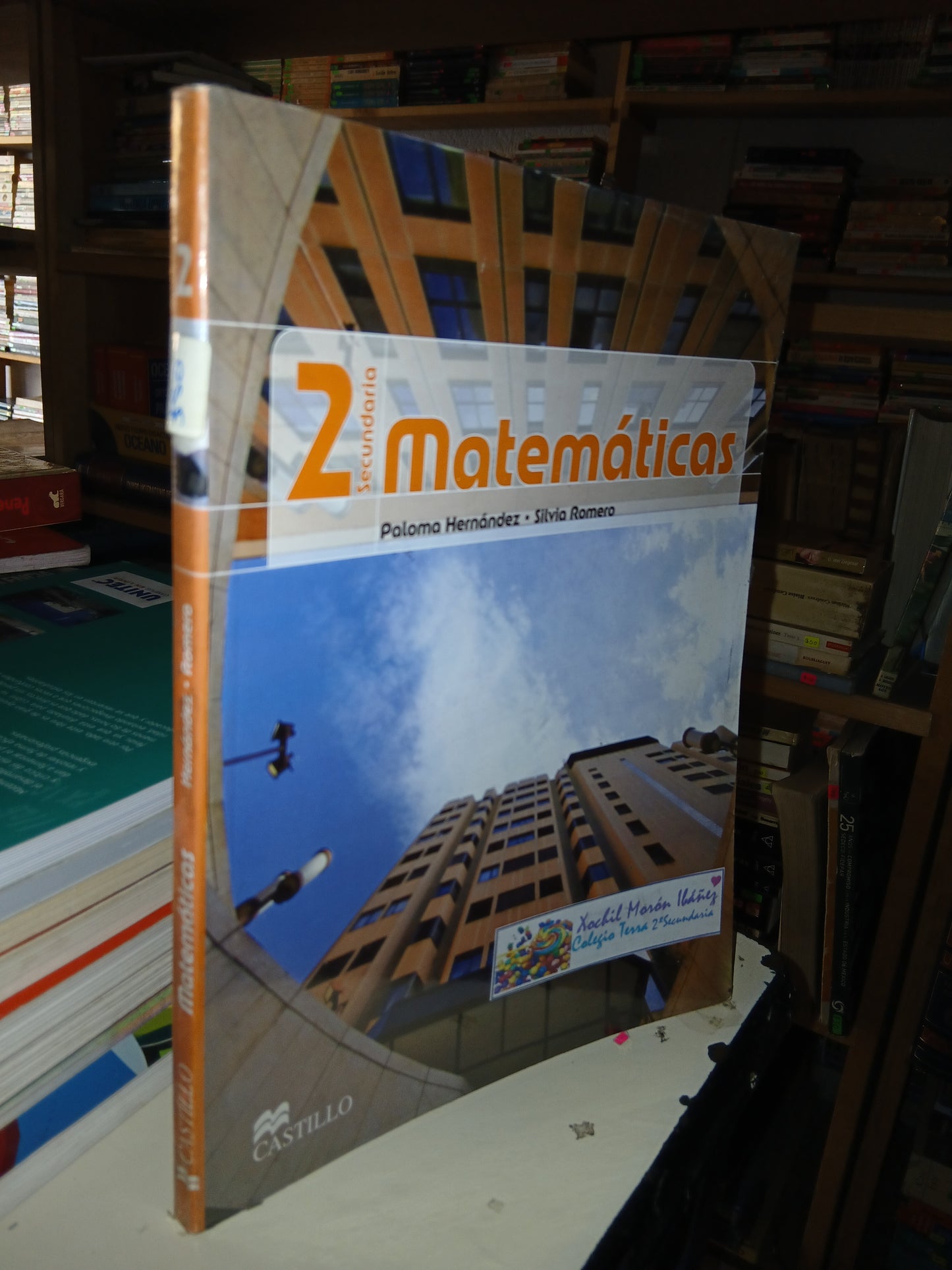 MATEMÁTICAS 2 (SECUNDARIA) POR PALOMA HERNÁNDEZ Y SILVIA ROMERO USADO MATEMÁTICAS LITERARIO 207