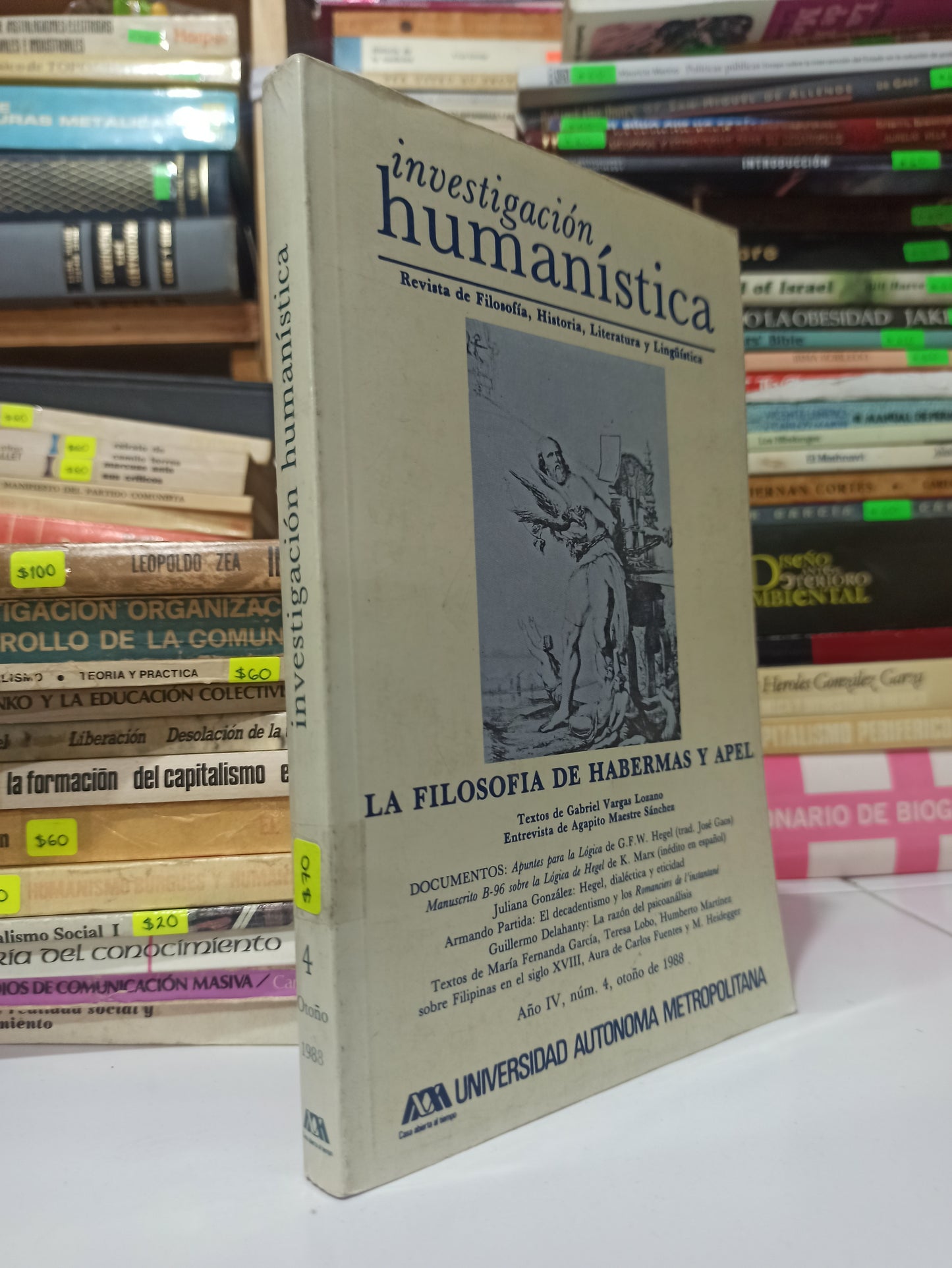 INVESTIGACION HUMANISTICA LA FILOSOFIA DE HABERMAS Y APEL POR VARIOS AUTORES USADO SOCIOLOGIA JUÁREZ