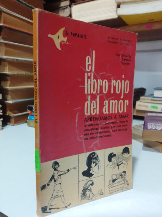 EL LIBRO ROJO DEL AMOR POR GIOSETTA CARRARA USADO PSICOLOGIA JUAREZ