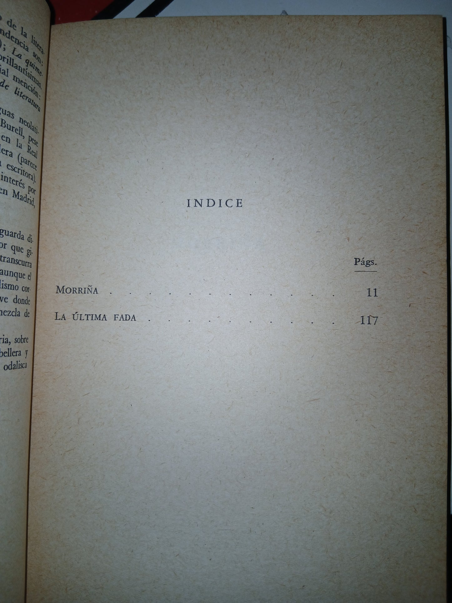 MORRIÑA/LA ÚLTIMA FADA POR EMILIA PARDO BAZÁN USADO NOVELA LITERARIO 207