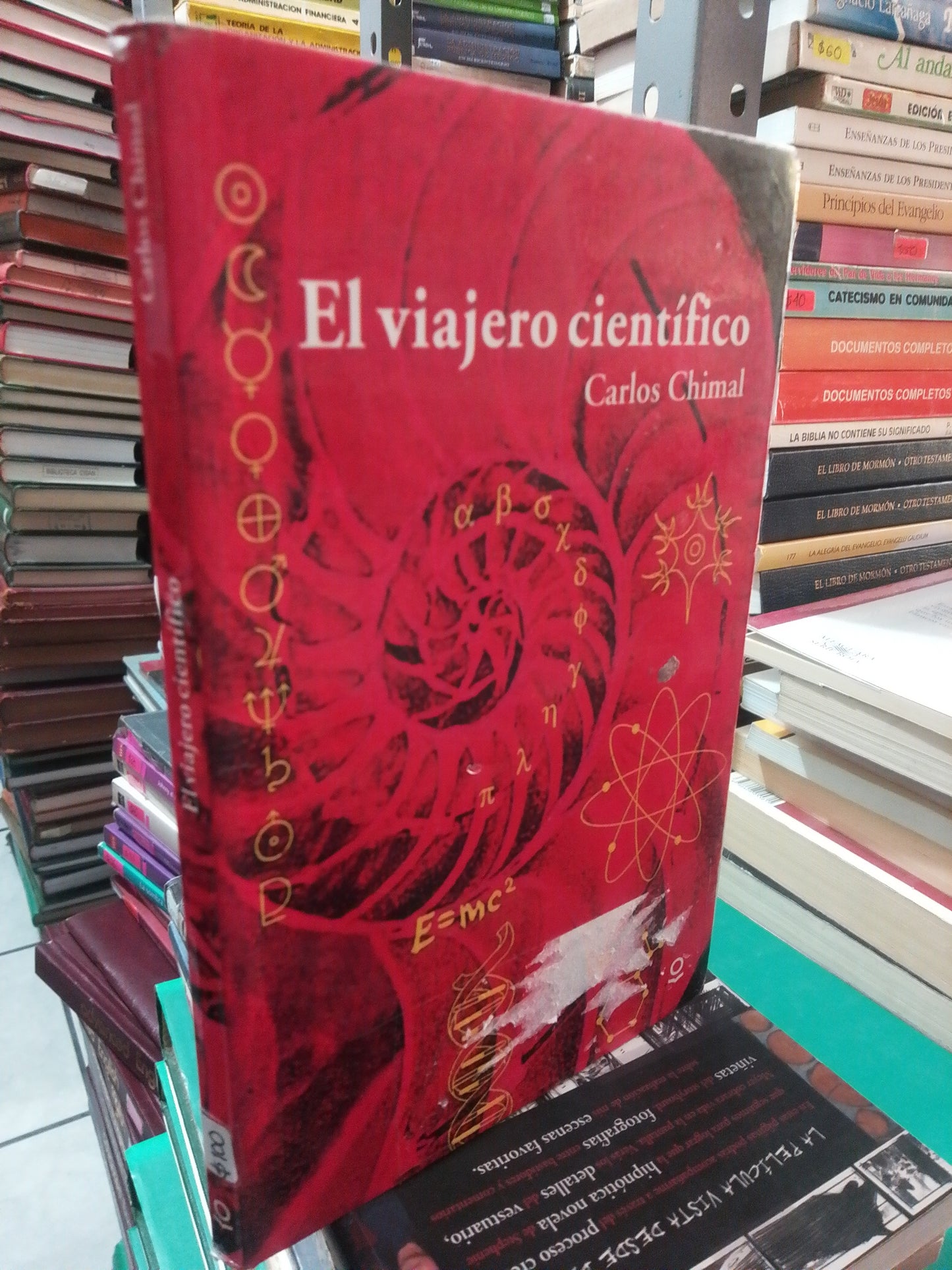 EL VIAJERO CIENTIFICO POR CARLOS CHIMAL USADO NOVELA JUAREZ