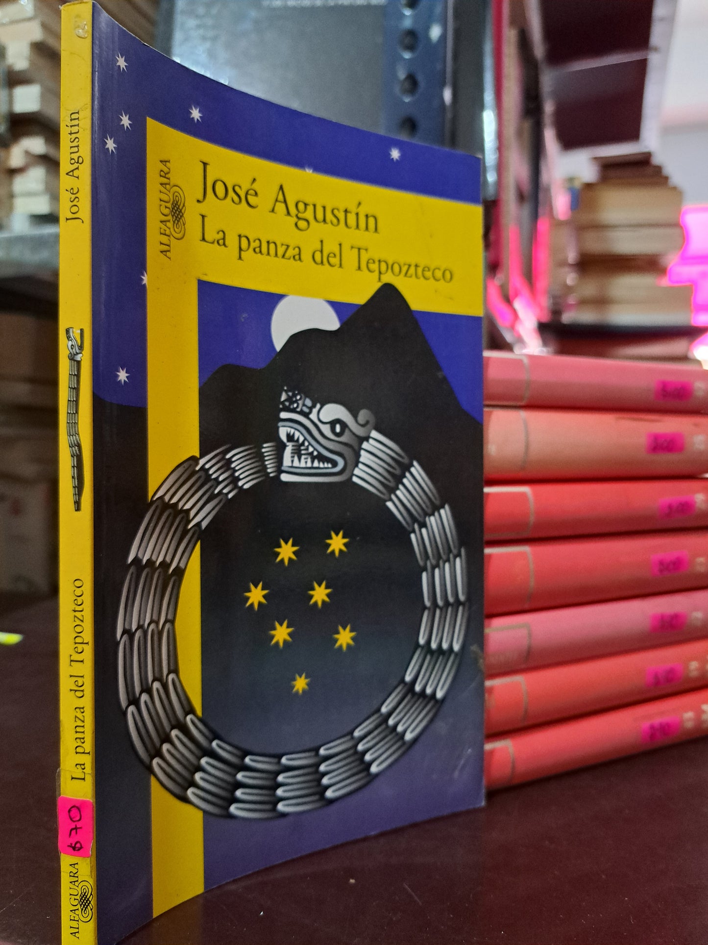 LA PANZA DEL TEPOZTECO JOSÉ AGUSTÍN USADO NOVELA LITERARIO 305