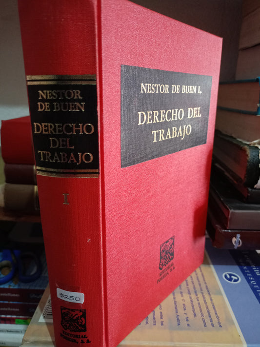 DERECHO DEL TRABAJO I POR NESTOR DE BUEN L USADO DERECHO JUAREZ 515