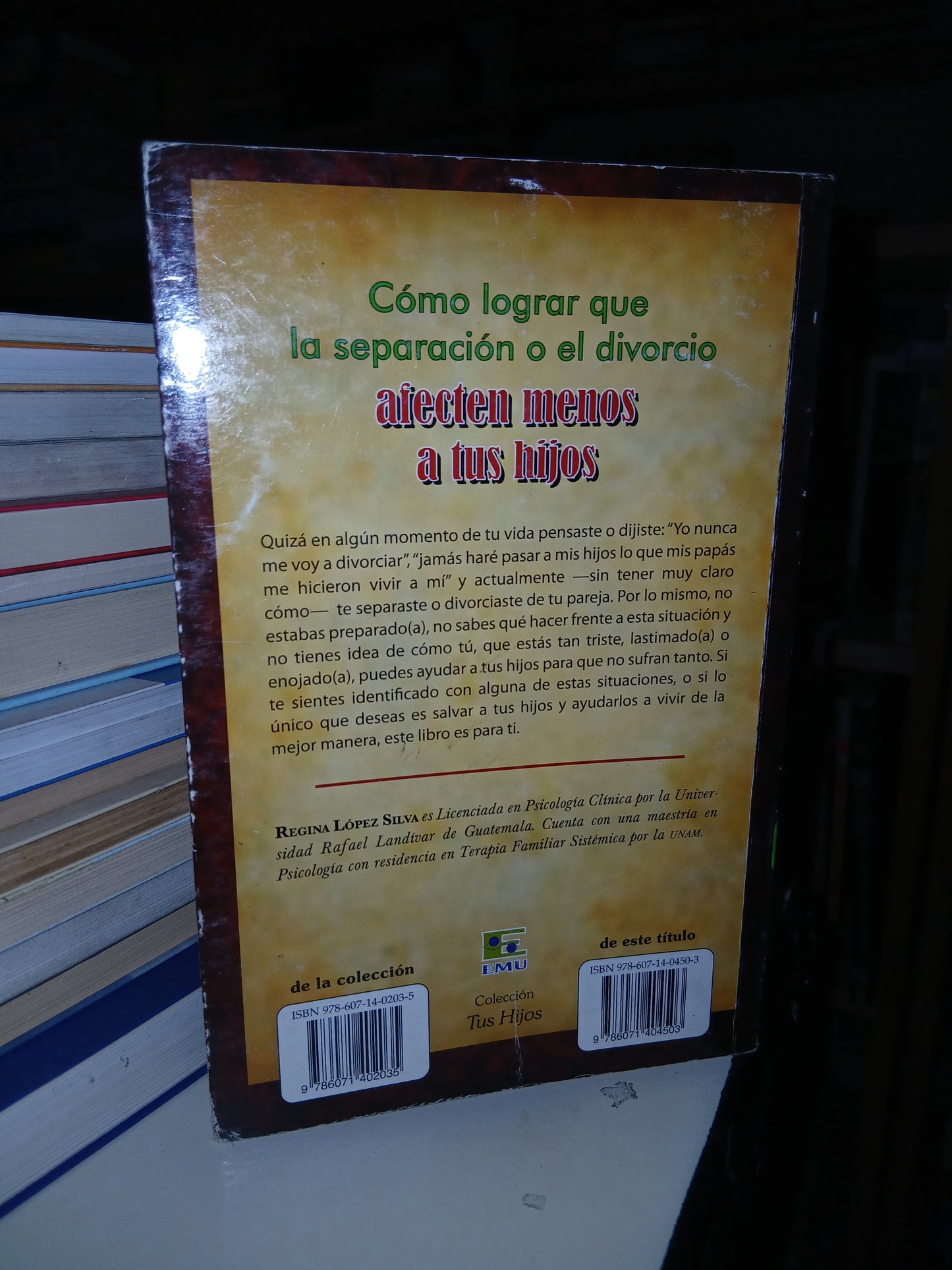 CÓMO LOGRAR QUE LA SEPARACIÓN O EL DIVORCIO AFECTEN MENOS A TUS HIJOS POR REGINA LÓPEZ USADO SUPERACIÓN PERSONAL LITERARIO 207