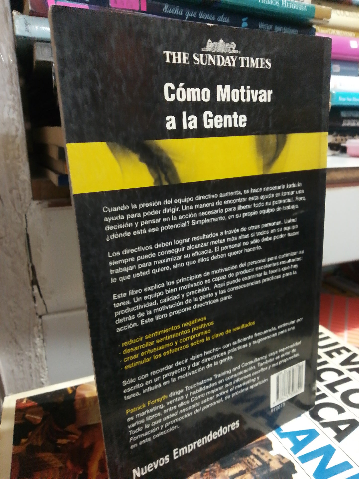 COMO MOTIVAR A LA GENTE POR PATRICK FORSYTH USADO SUP.PERSONAL JUAREZ